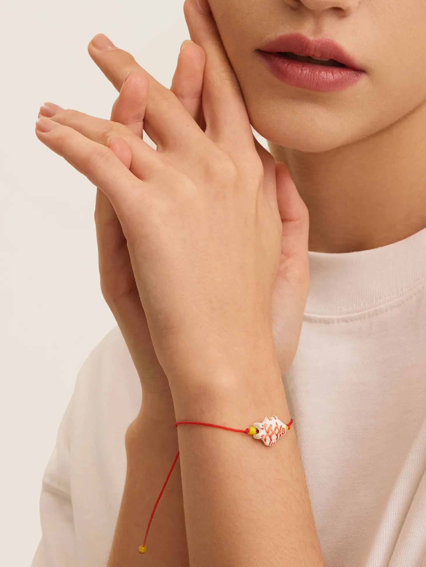 armband_fie_fish_2.webp Les Soeurs Armband Fie Fish Red Clearance