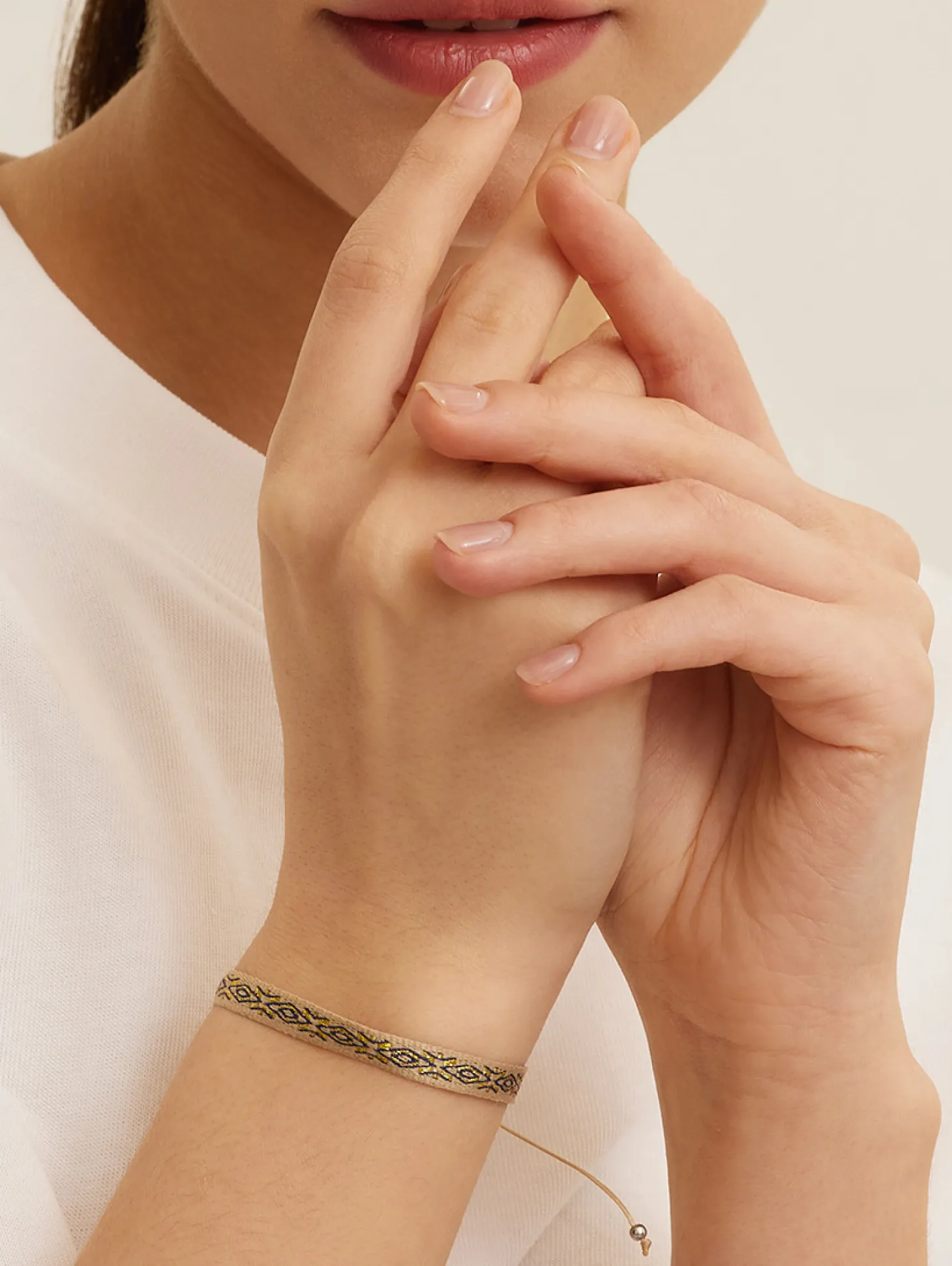 armband_frey_2.webp Les Soeurs Armband Frey Beige/Gold Cheap