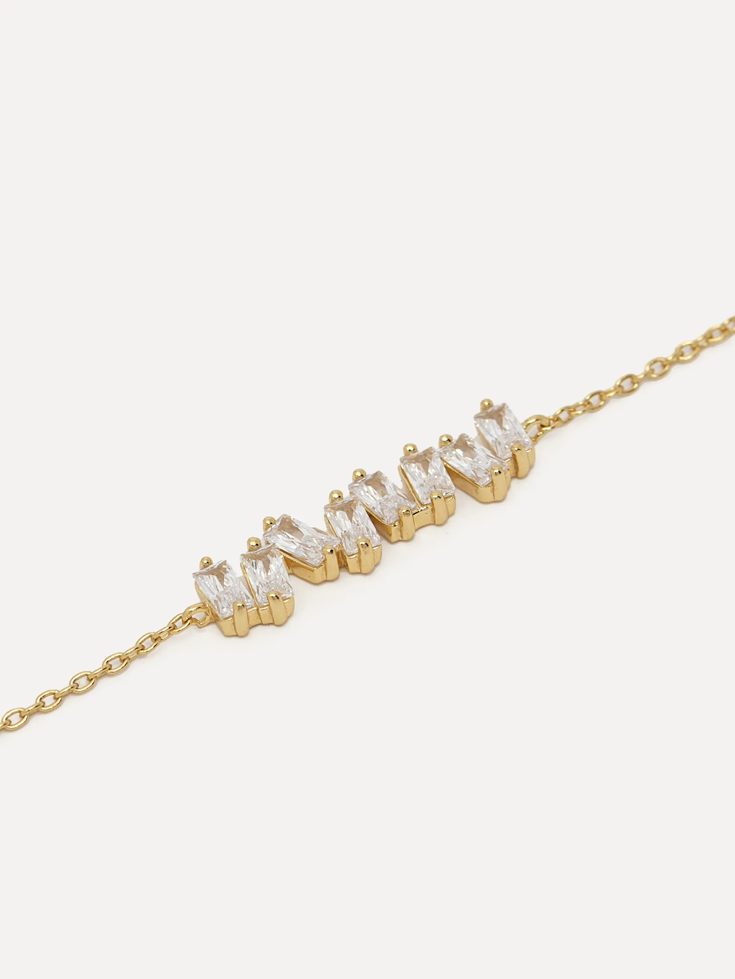 Les Soeurs Armband Harry Baguette Gold Clear Store