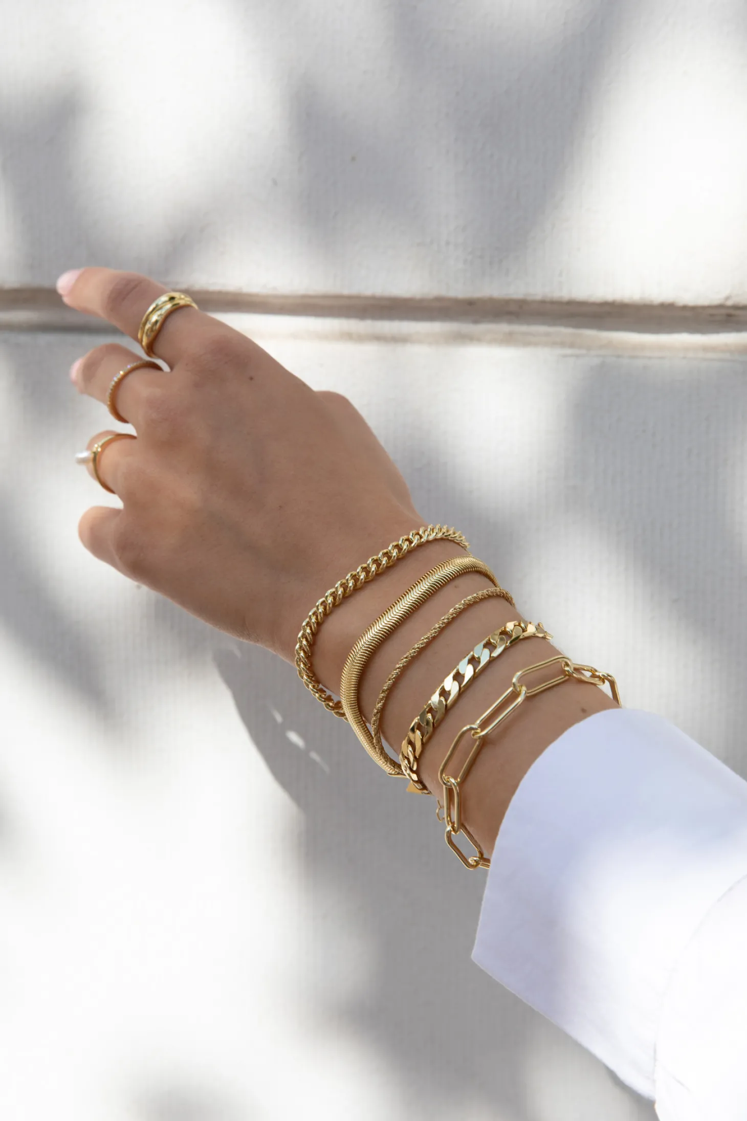 armband_mara_curb_chain_5.webp Les Soeurs Armband Mara Curb Chain Gold Best Sale