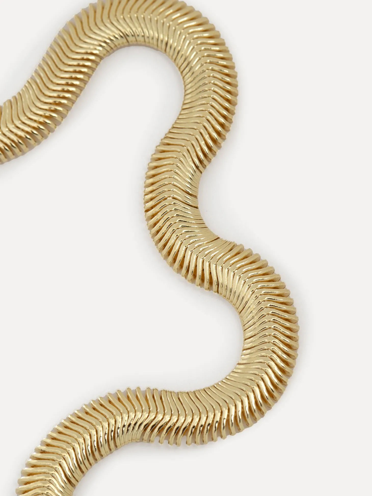 Les Soeurs Armband Mara Herringbone Gold Flash Sale