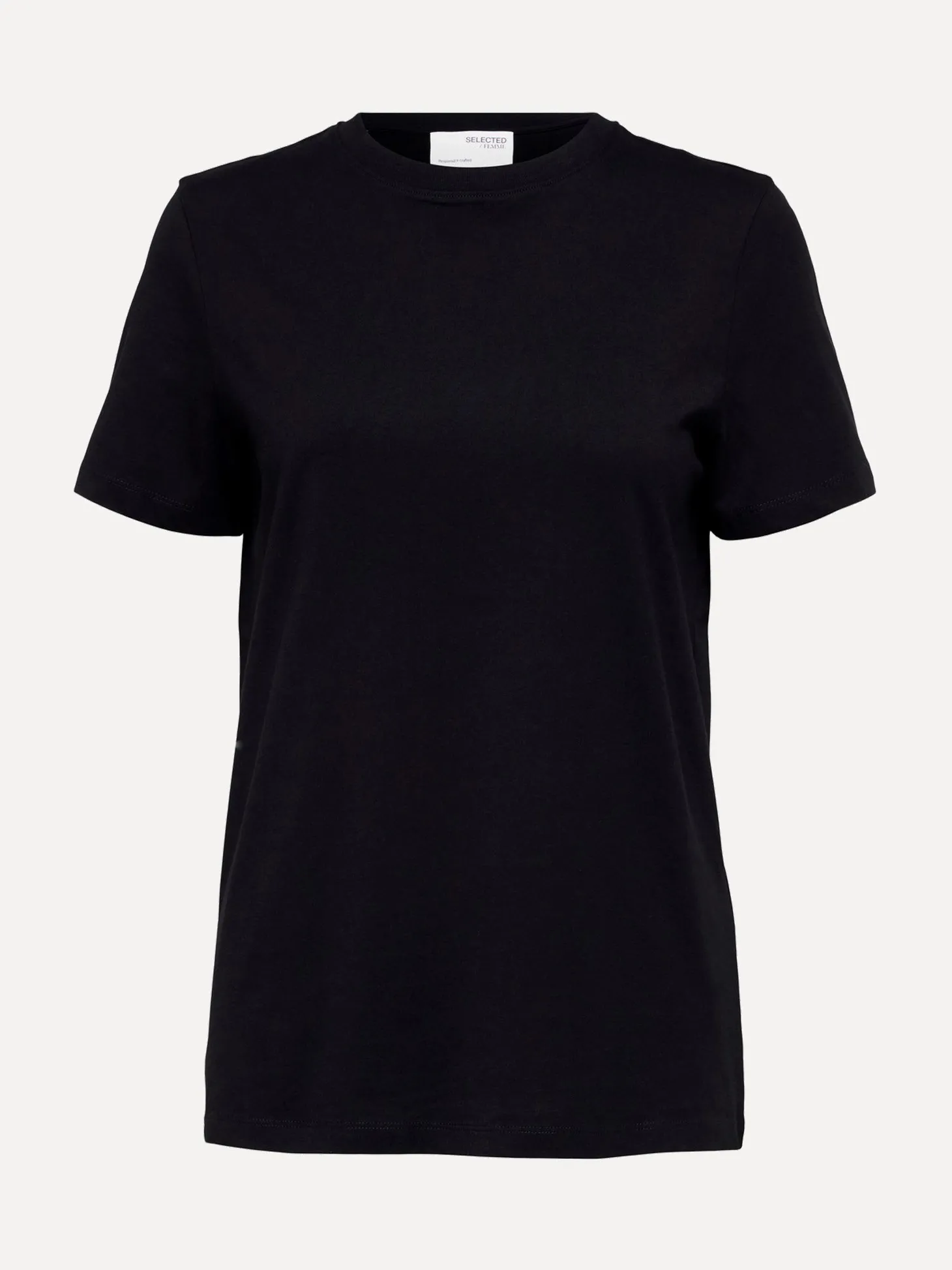 Selected Basic T-Shirt Black Store