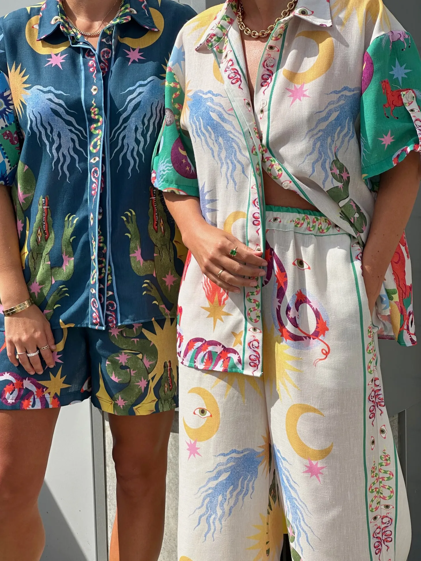 blouse_dragon_2-1.webp Le Marais Blouse Dragon Blue Sale