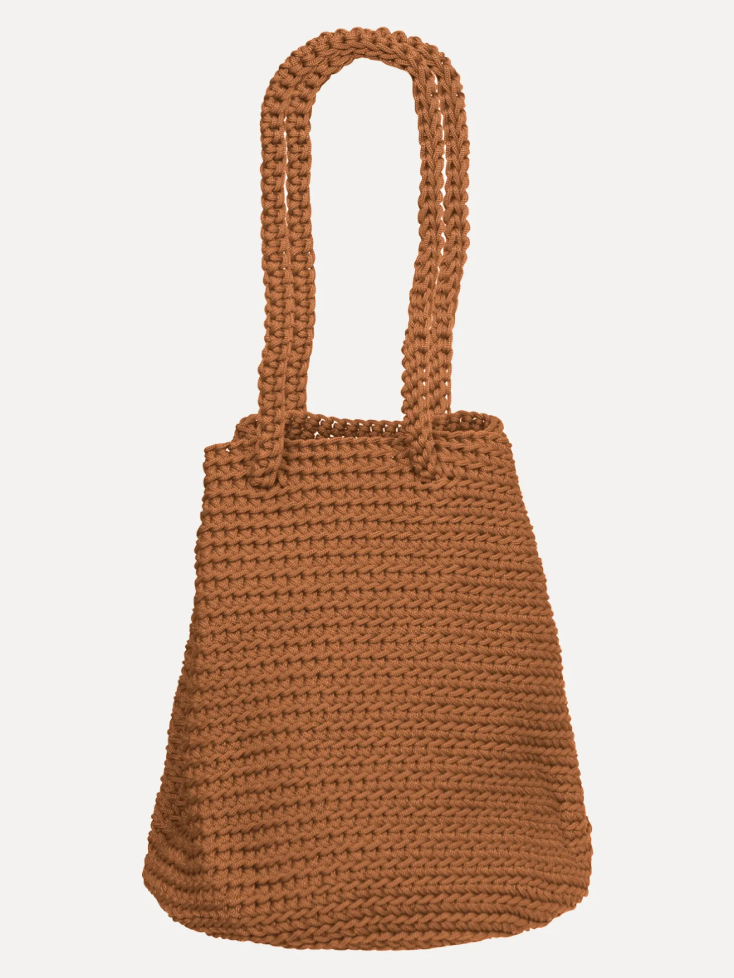 Les Soeurs Crochet Shopper Ellie Toffee Clearance