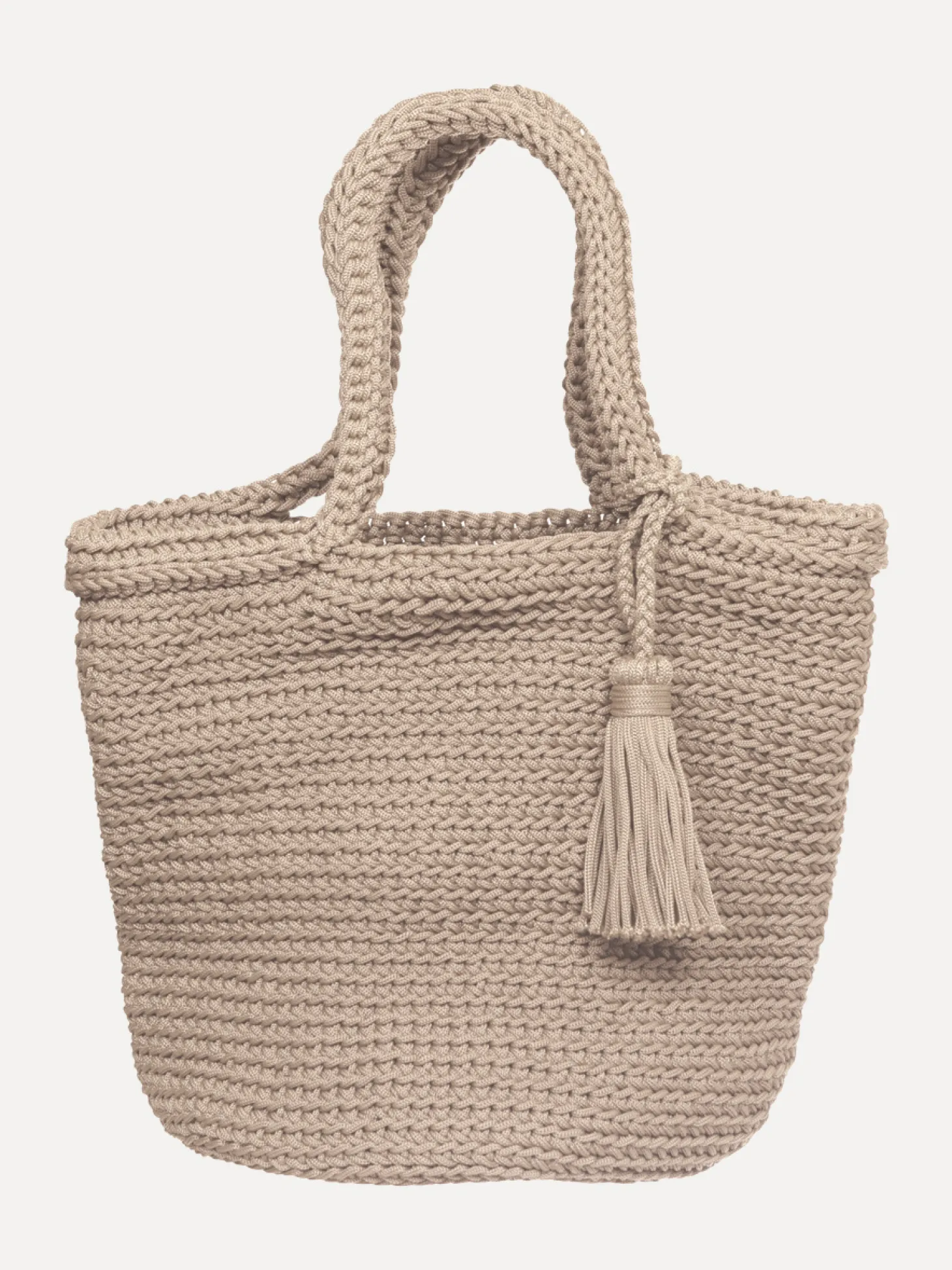 Les Soeurs Crochet Shopper Elvera Beige Hot