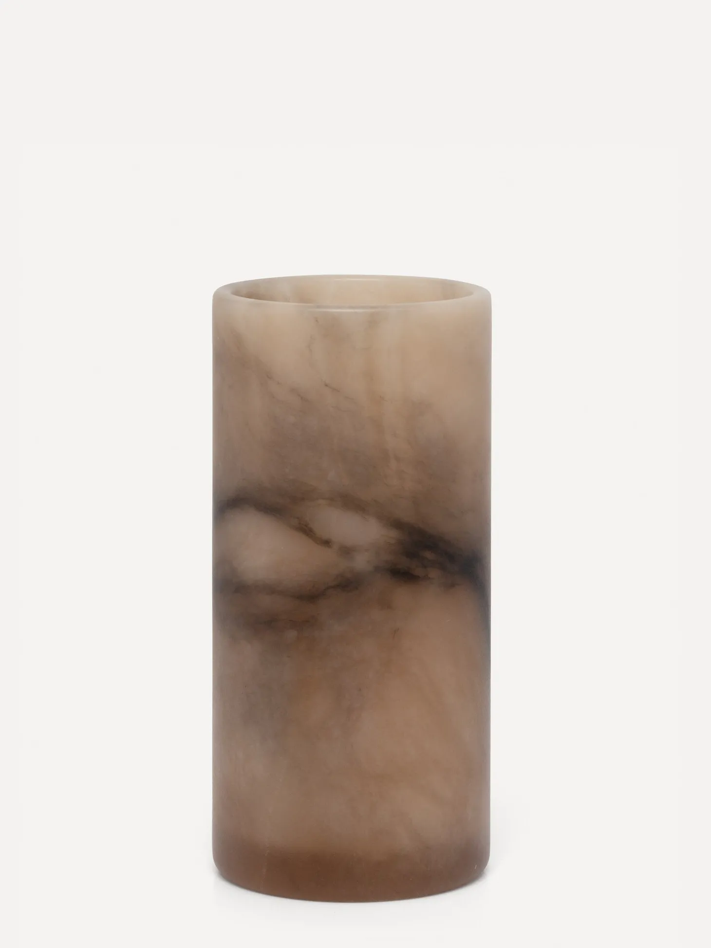 cylinder_alabaster_kaarsenhouder_medium_2.webp Les Soeurs Cylinder Alabaster Kaarsenhouder (Medium) Tabac Outlet