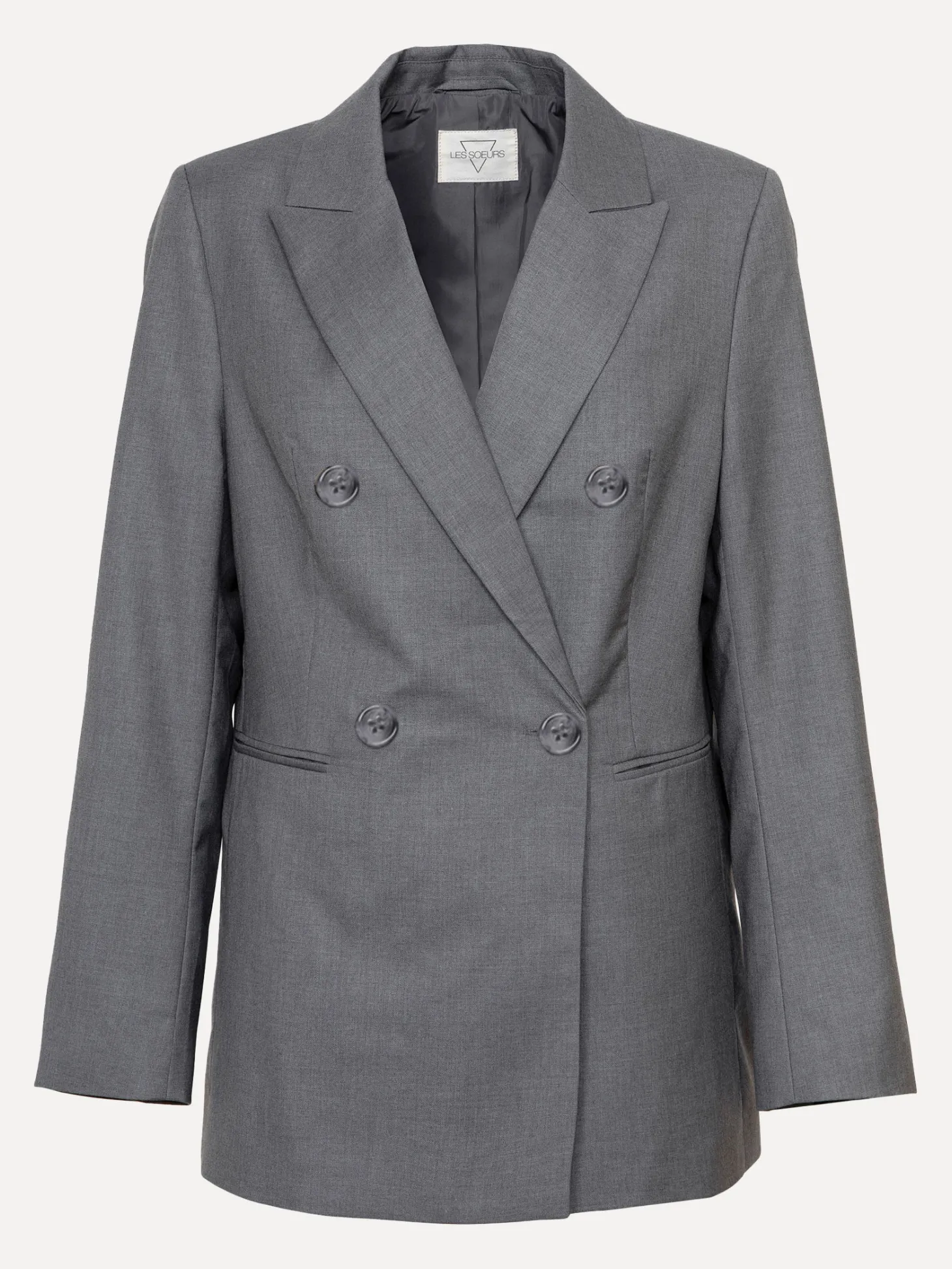 doublebreasted_blazer_ariana_5.webp Les Soeurs Double-Breasted Blazer Ariana Grey Discount