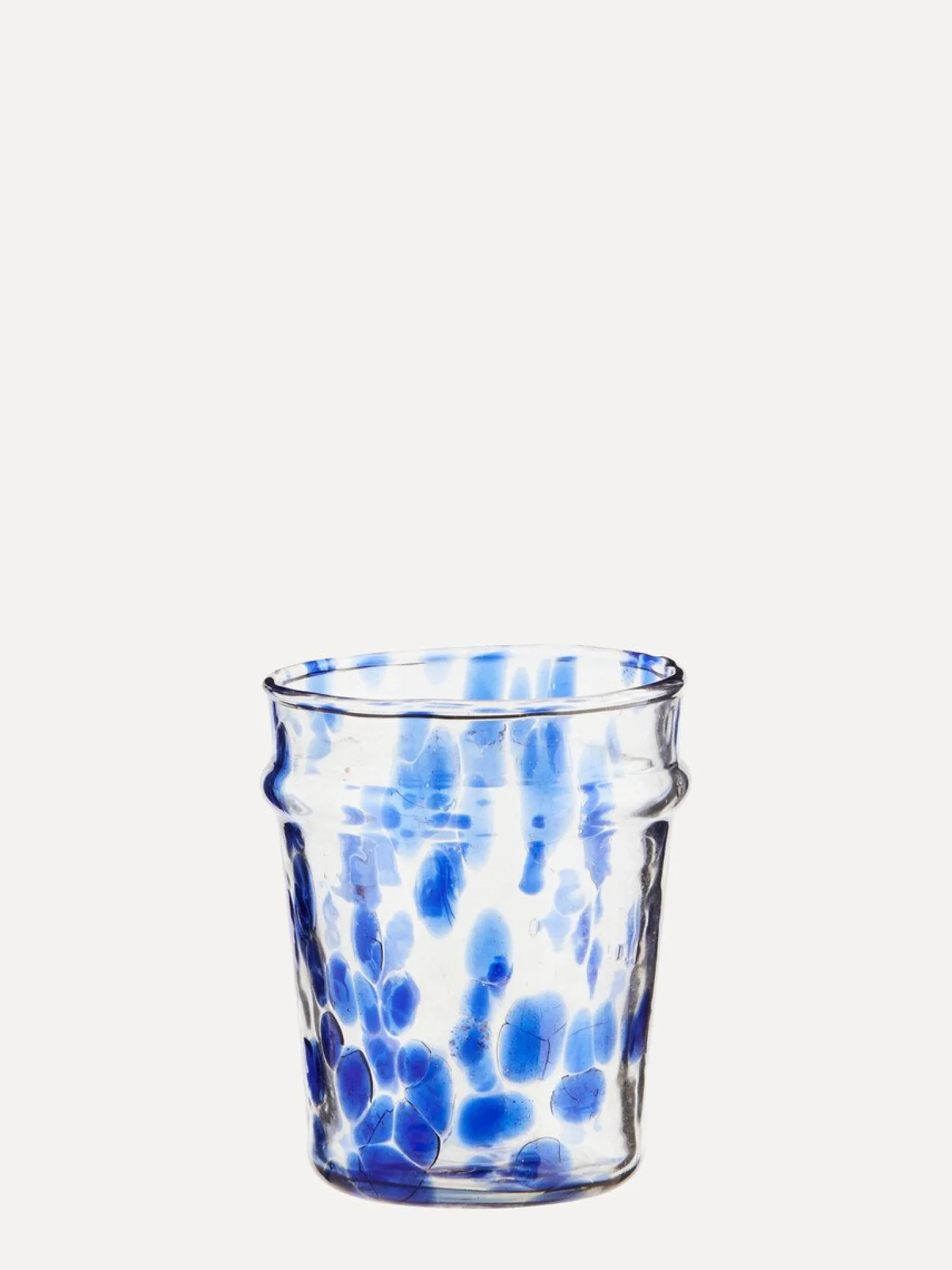 Madam Stoltz Drinkglas Clear Blue Online