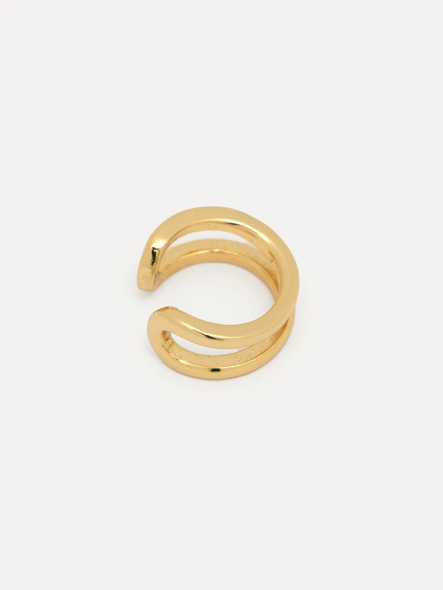 Les Soeurs Ear Cuff June Double Gold Discount