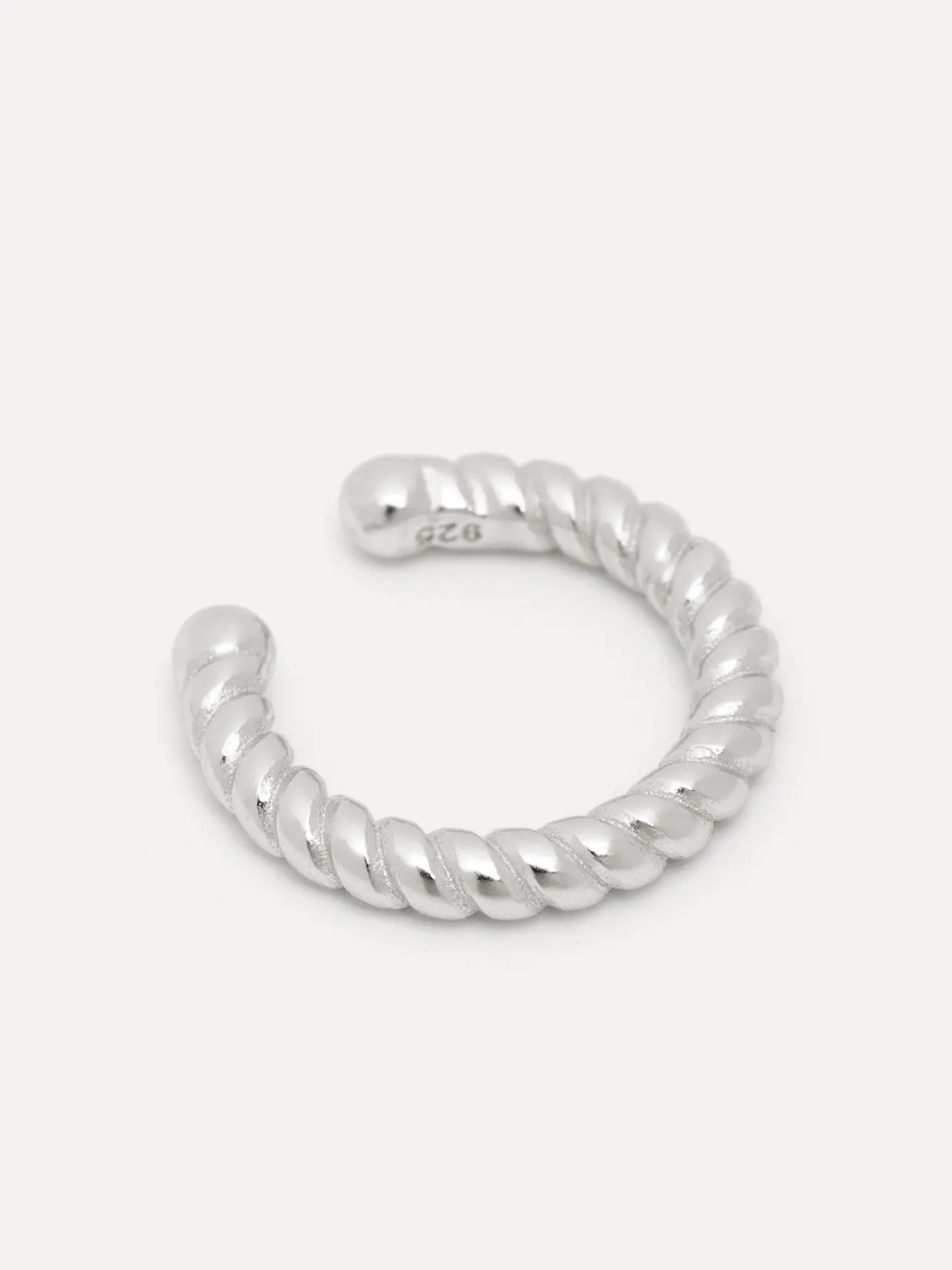 Les Soeurs Ear Cuff June Twisted Silver Cheap