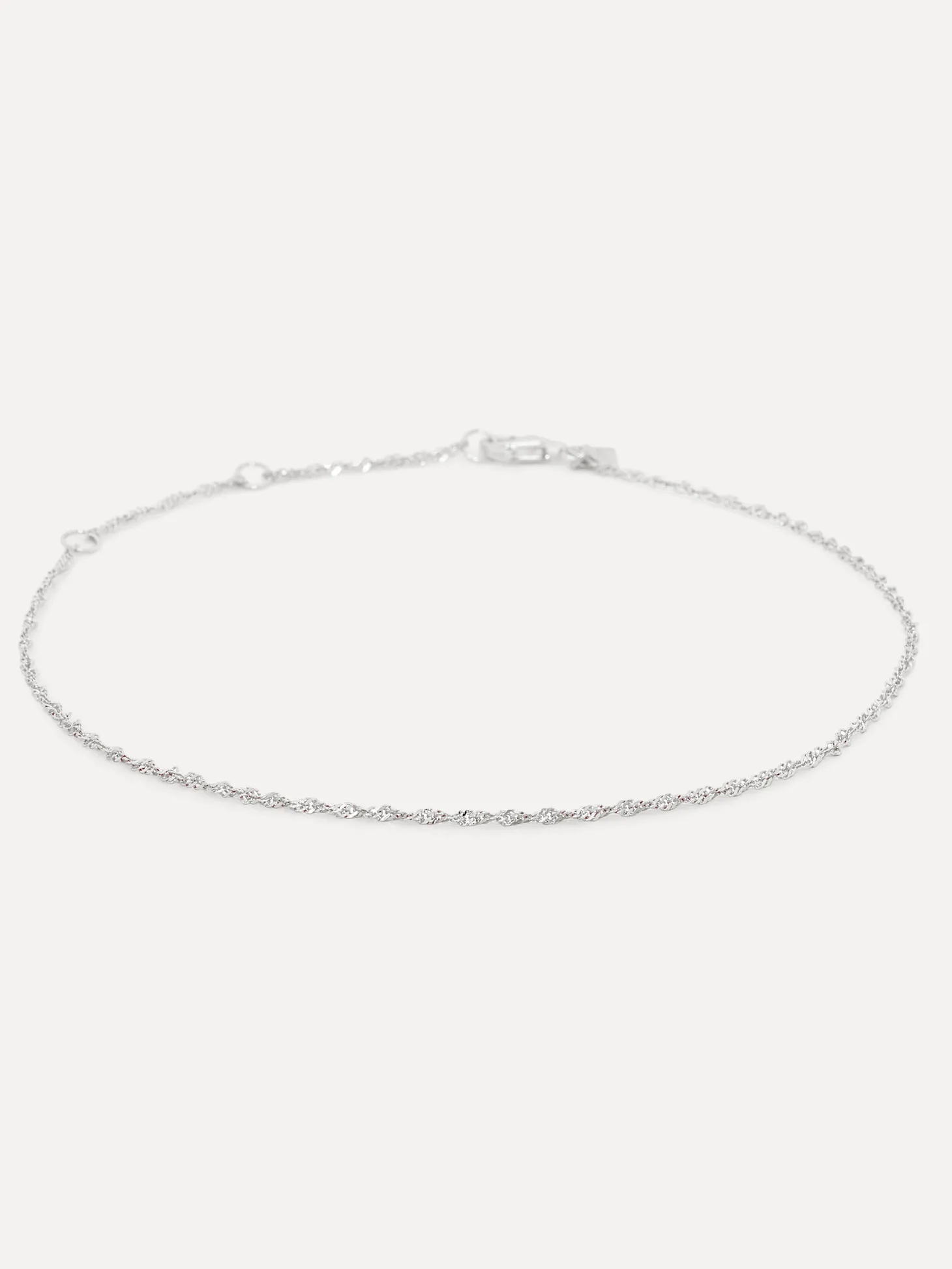 Les Soeurs Enkelbandje Helle Twisted Silver Clearance