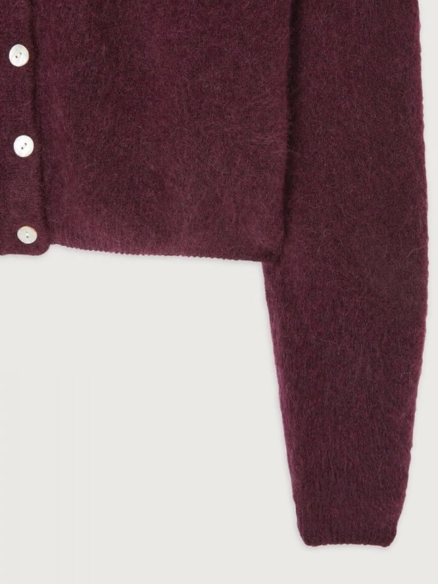 American Vintage Gebreide Cardigan Vitow Acajouch Sale