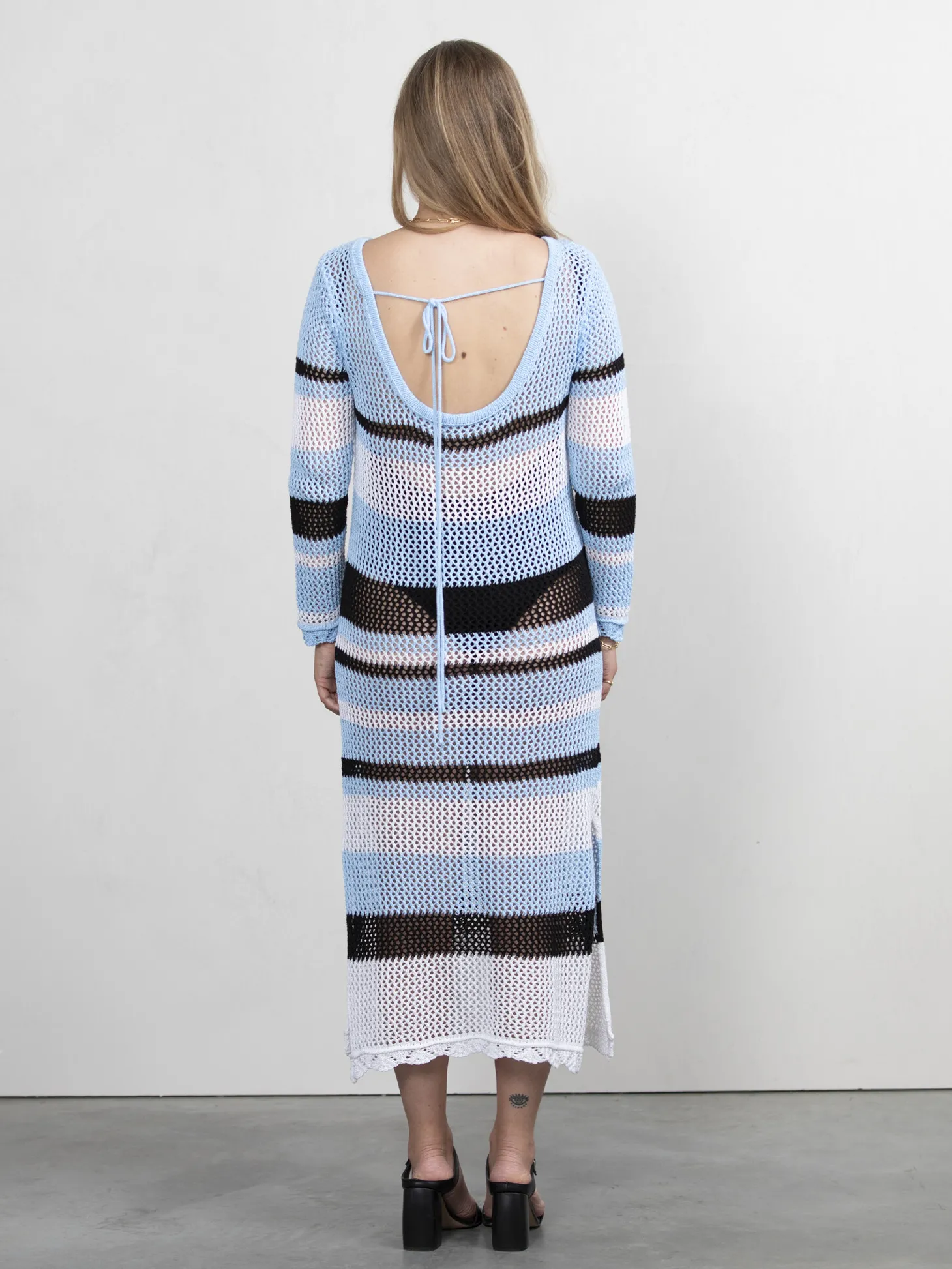 gehaakte_jurk_ivy_3.webp Le Marais Gehaakte Jurk Ivy Striped Cheap