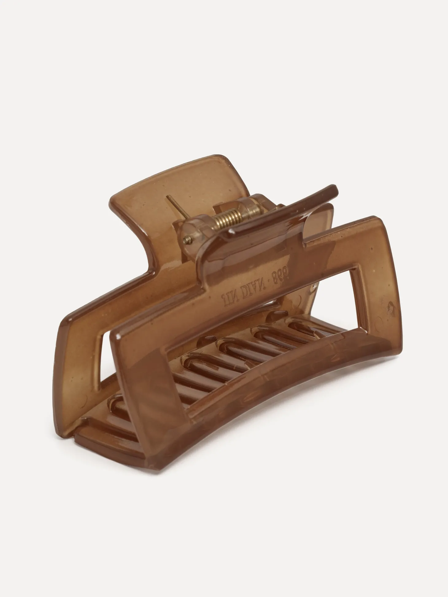 Les Soeurs Hair Clip Rectangle Brown Store