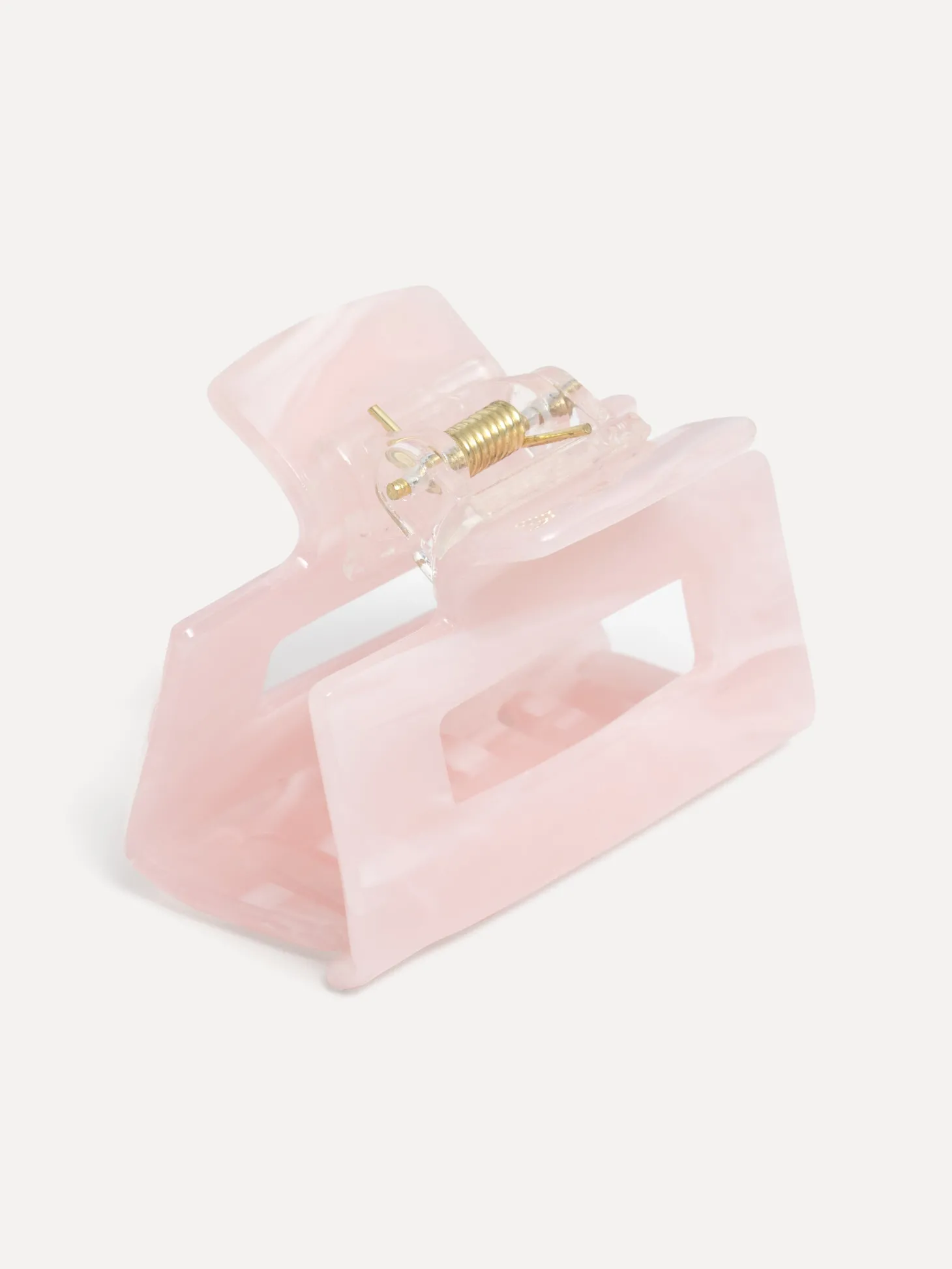 Les Soeurs Hair Clip Rectangle Light Pink Best