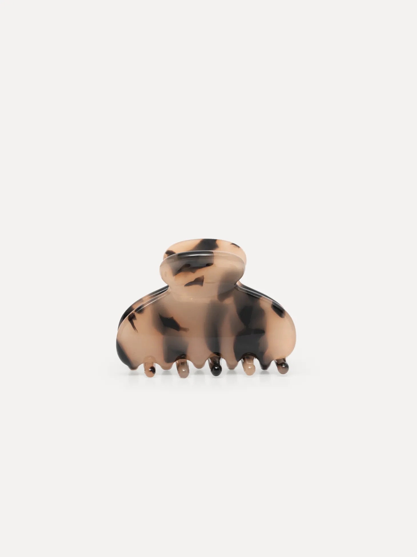 Les Soeurs Hair Clip Round Light Tortue Fashion