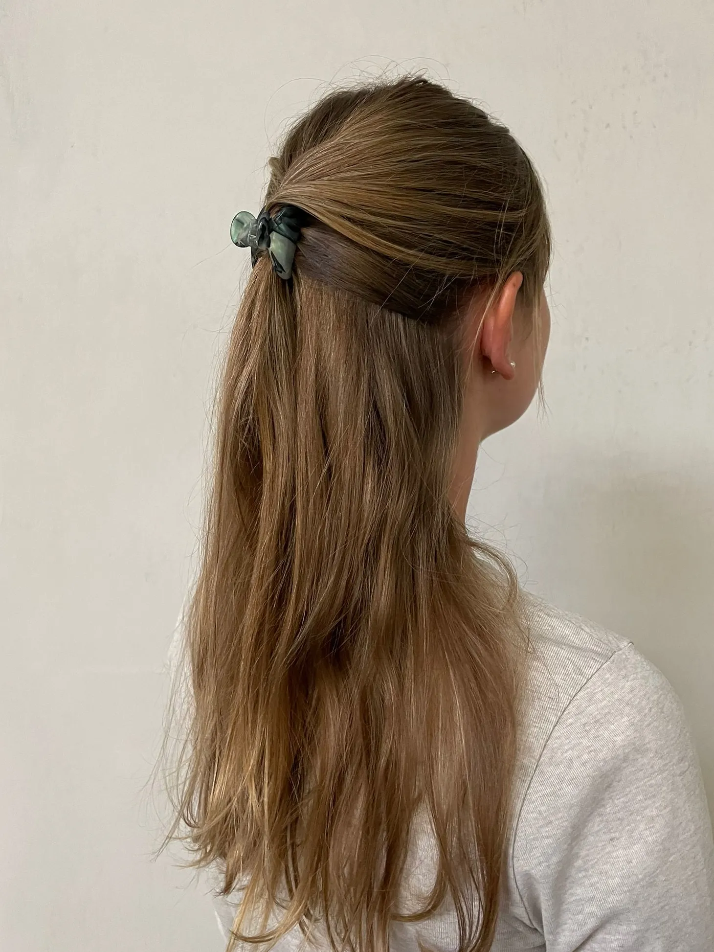 Les Soeurs Hair Clip Round Dark Green Discount