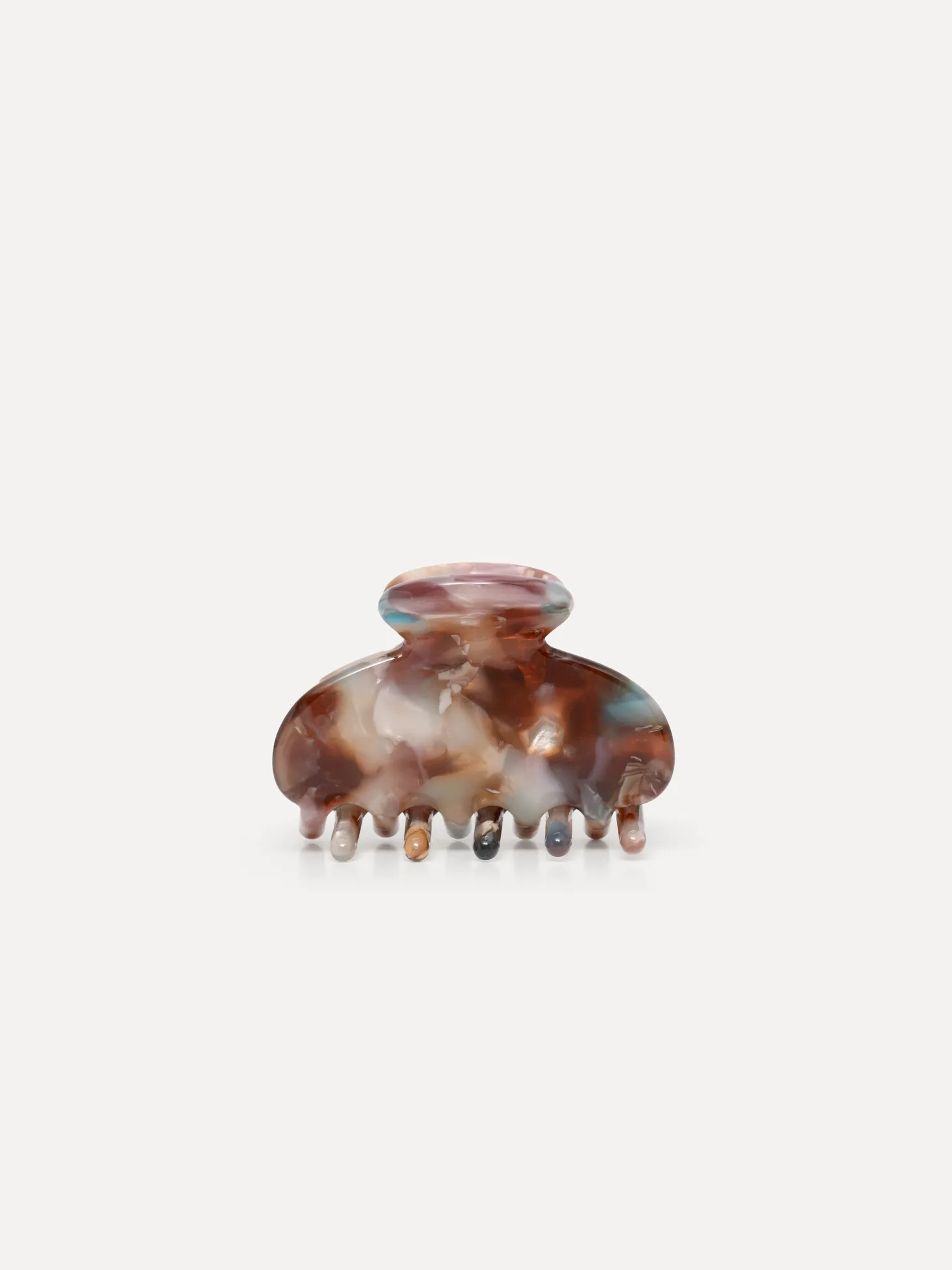 Les Soeurs Hair Clip Round Brown/Blue Best Sale