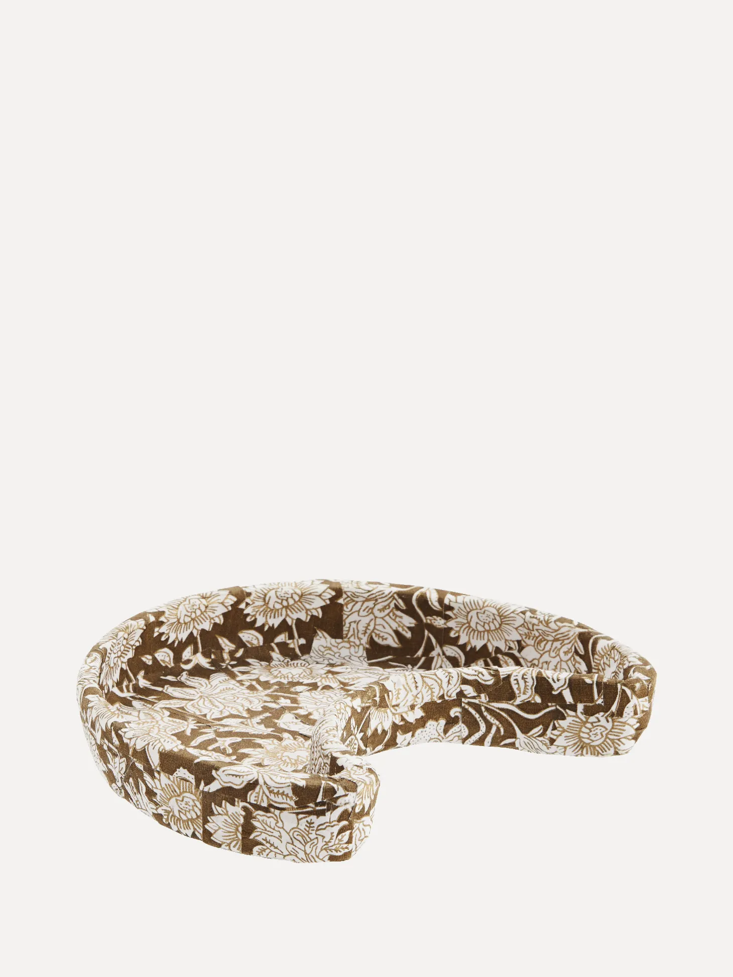 Madam Stoltz Handgemaakt Papier-Mache Schaaltje Moon Brown Cheap