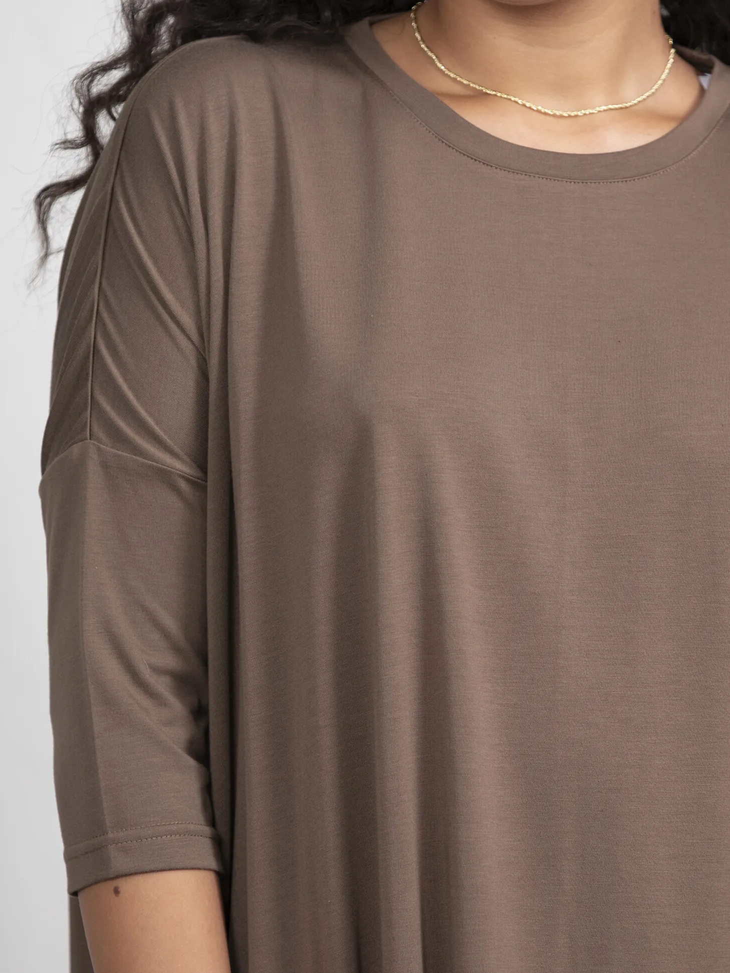jersey_jurk_amy_3-1.webp Les Soeurs Jersey Jurk Amy Mokka Outlet