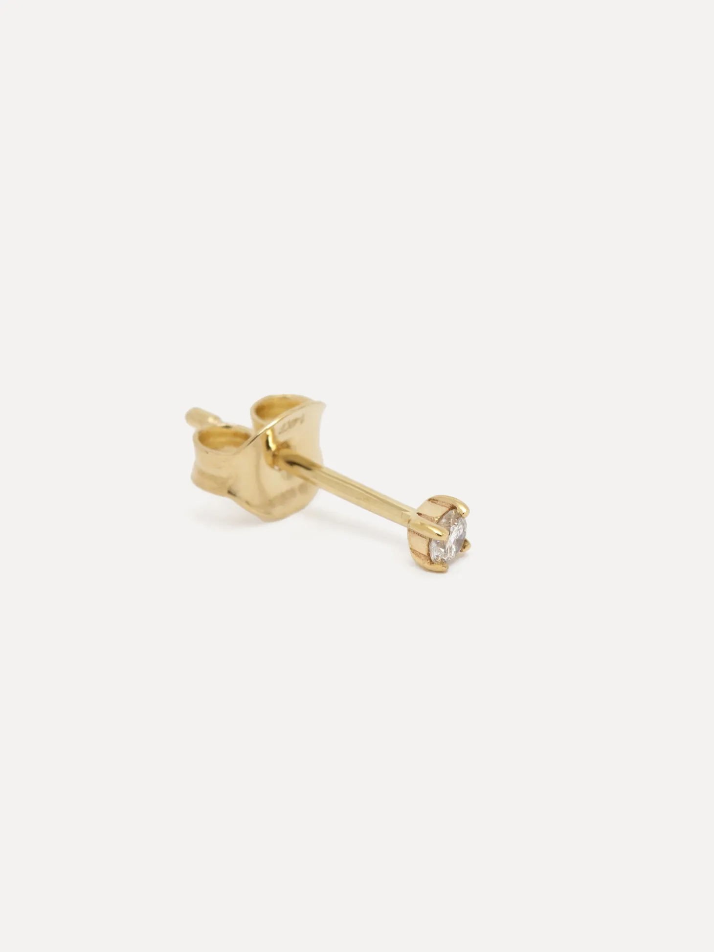 k_oorbel_joe_one_diamond_3.webp Les Soeurs 14K Oorbel Joe One Diamond Gold Fashion