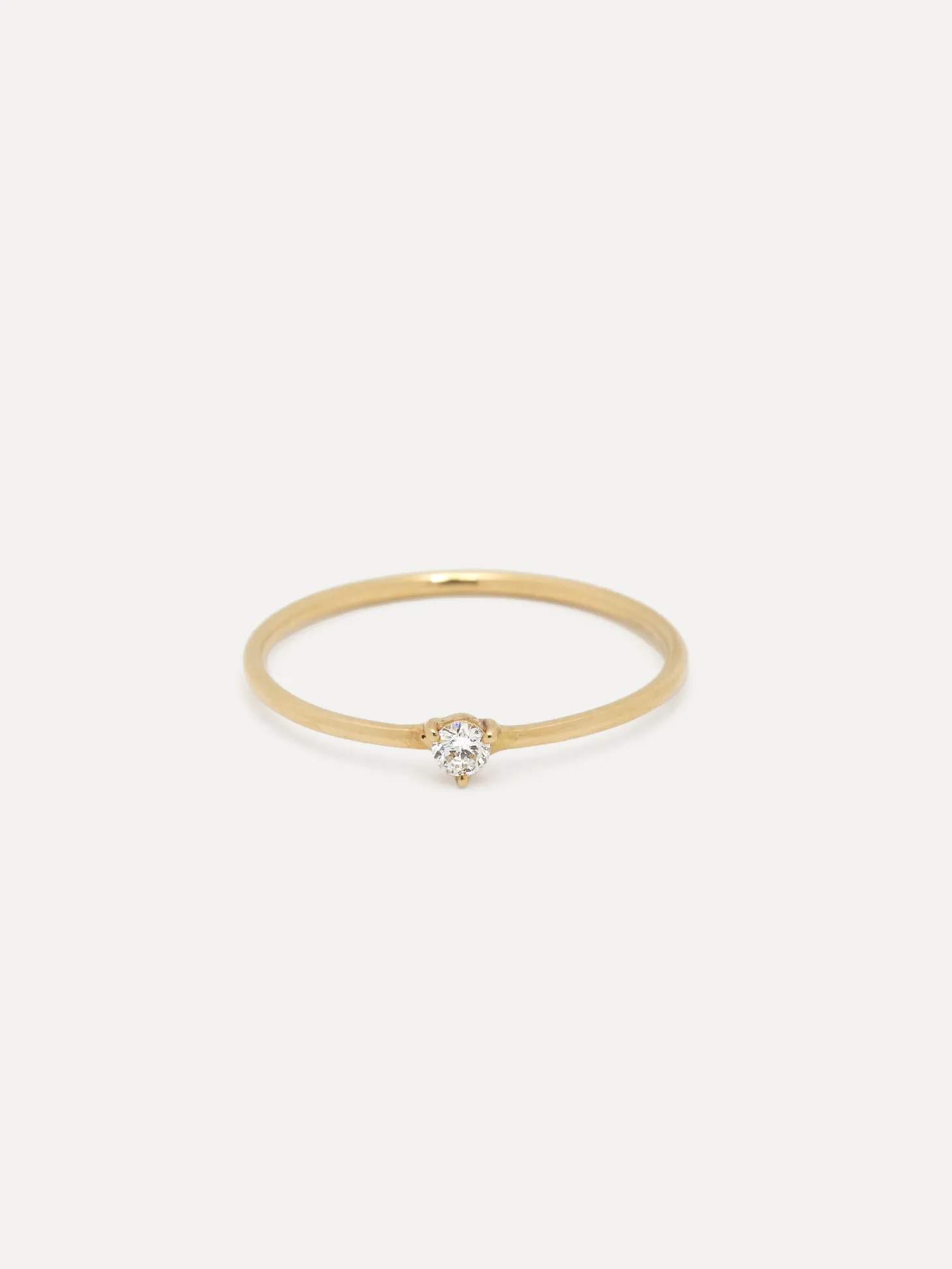 k_ring_gaja_single_diamond_3.webp Les Soeurs 14K Ring Gaja Single Diamond Gold Hot