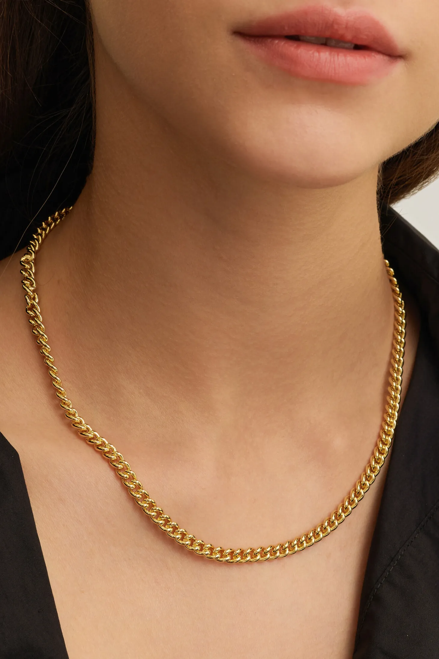 ketting_rana_curb_chain_2.webp Les Soeurs Ketting Rana Curb Chain Gold Discount