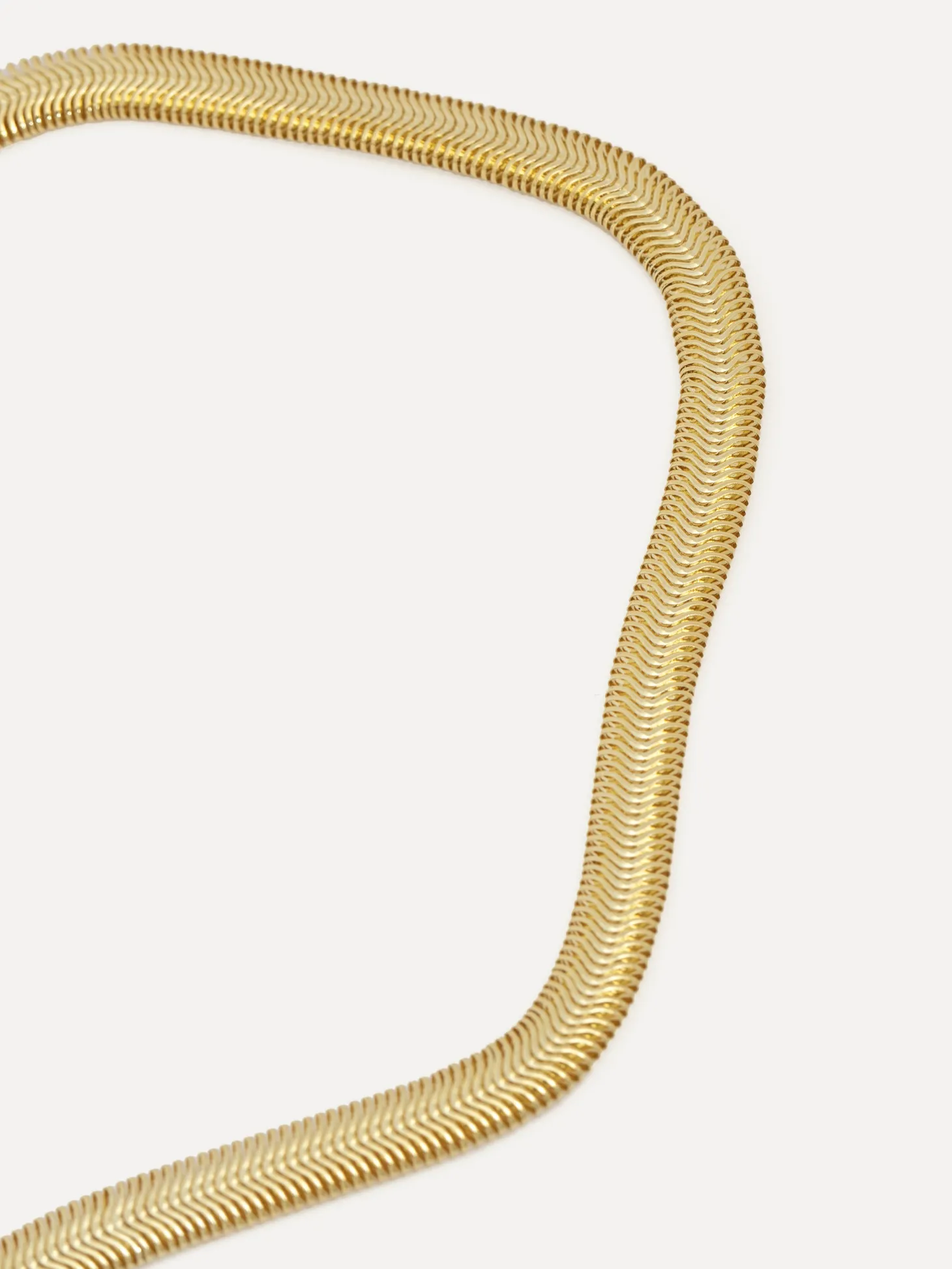 ketting_rana_herringbone_4.webp Les Soeurs Ketting Rana Herringbone Gold Best