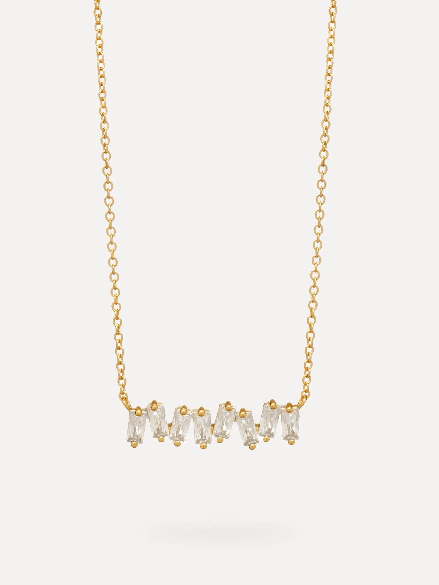 Les Soeurs Ketting Roma Baguette Clear Gold Clearance