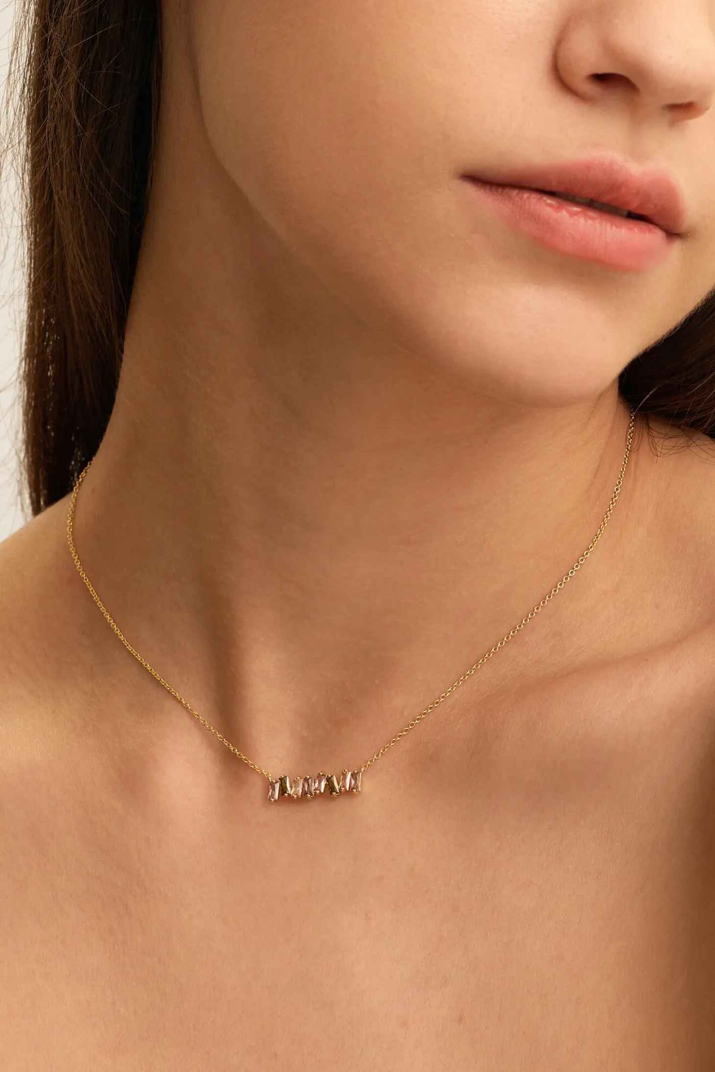 ketting_roma_baguette_2-1.webp Les Soeurs Ketting Roma Baguette Multi Gold Flash Sale