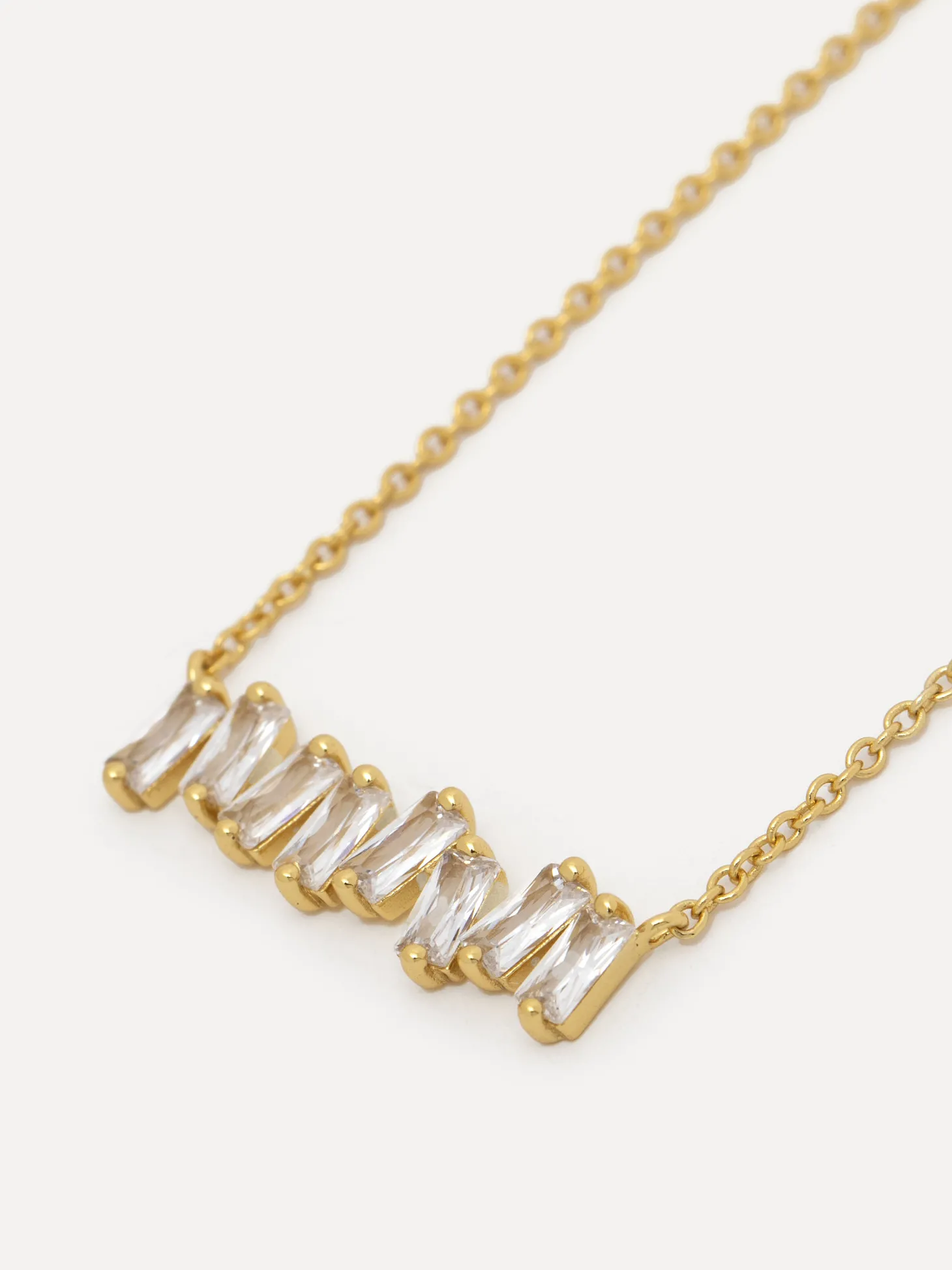 ketting_roma_baguette_3.webp Les Soeurs Ketting Roma Baguette Clear Gold Clearance