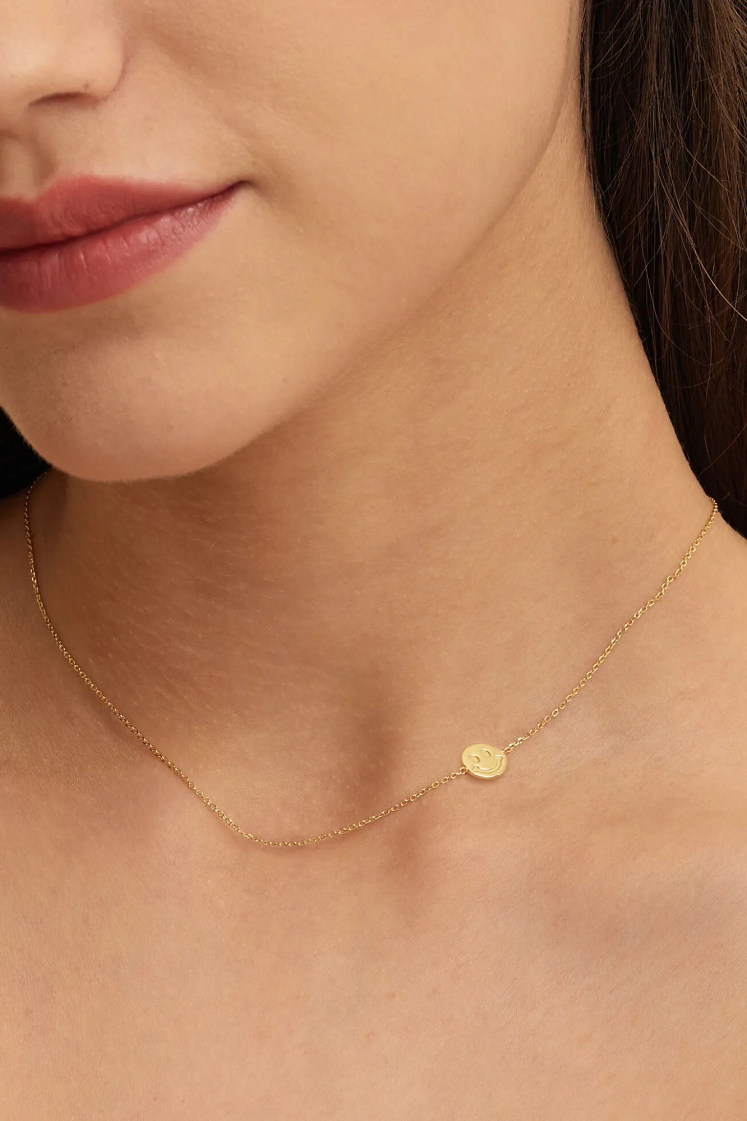 ketting_roma_smiley_2.webp Les Soeurs Ketting Roma Smiley Gold Discount