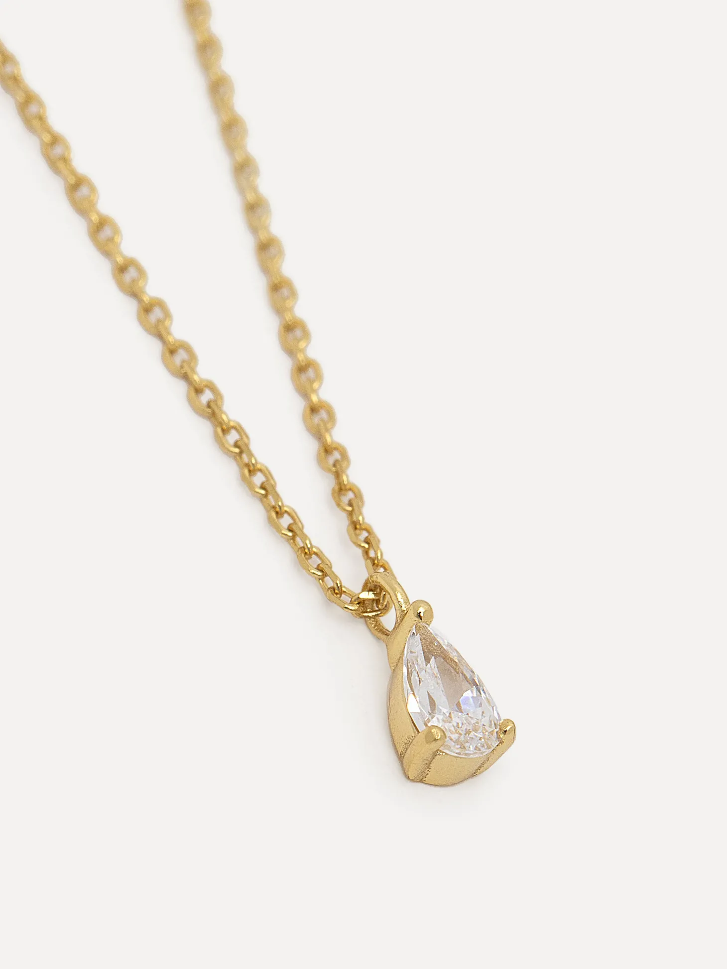 Les Soeurs Ketting Romee Extra Fine Chain Pear Gold Store