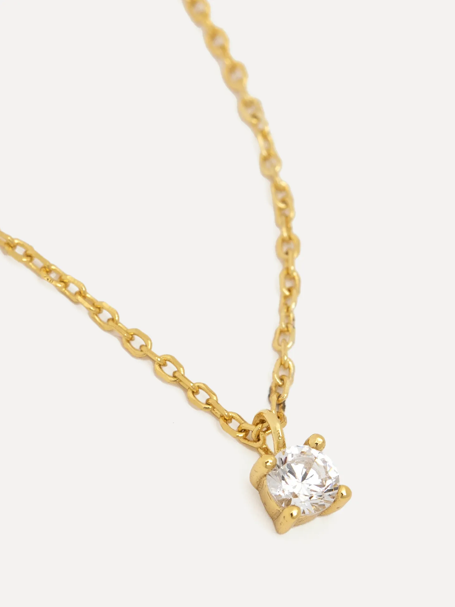 Les Soeurs Ketting Romee Extra Fine Chain Strass Gold New