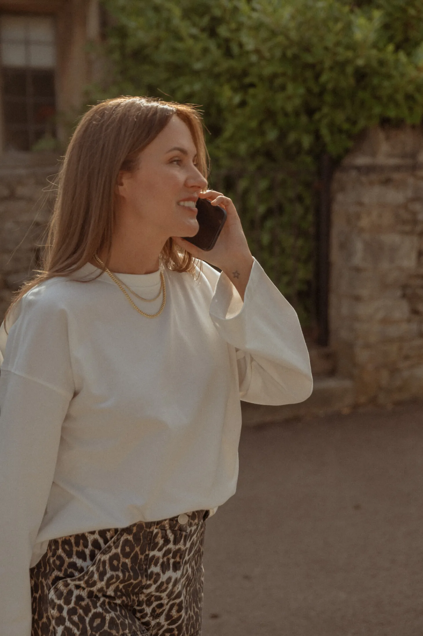 Les Soeurs Lange Mouwen T-Shirt Aline White Cheap
