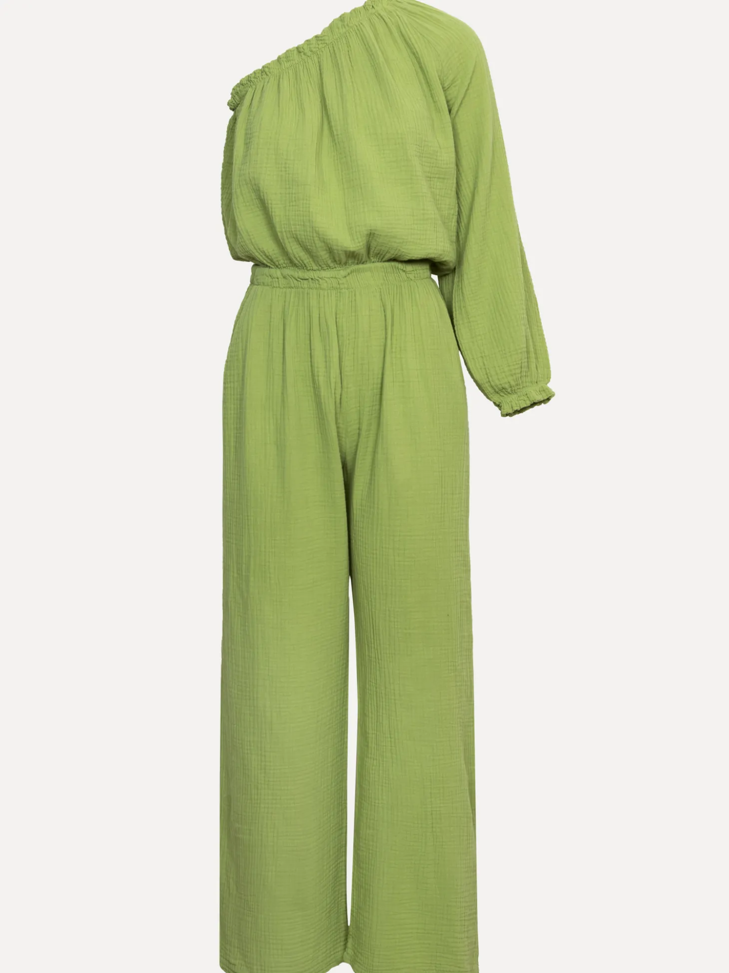 Le Marais One Shoulder Jumpsuit Mila Green Best