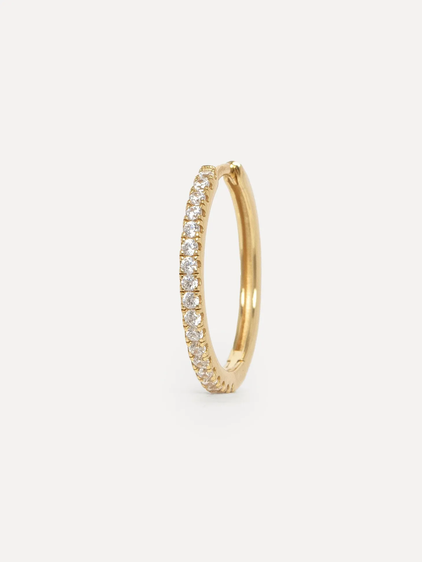 Les Soeurs Oorbel Jeanne Large Strass Gold Store