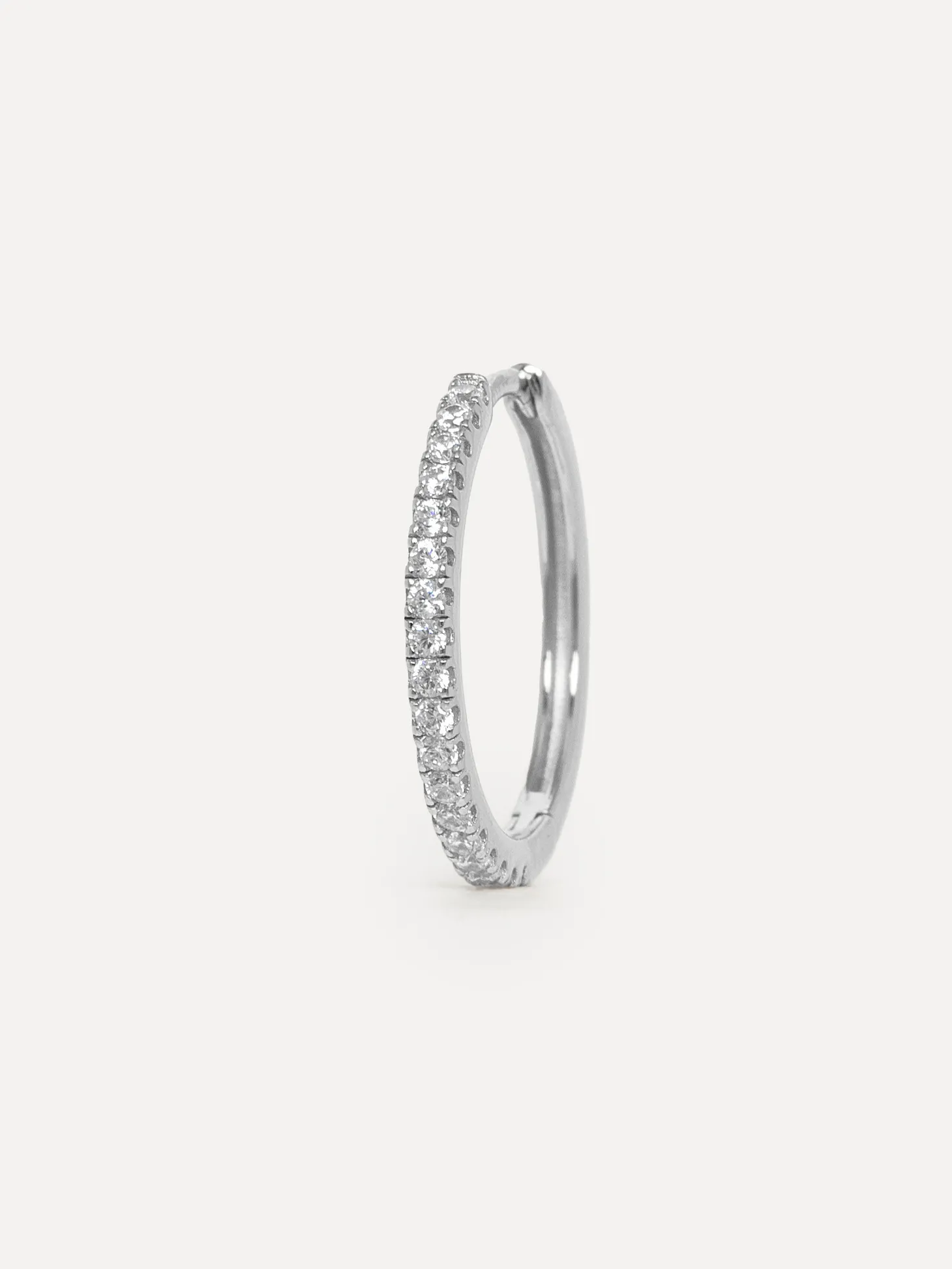 Les Soeurs Oorbel Jeanne Large Strass Silver Cheap