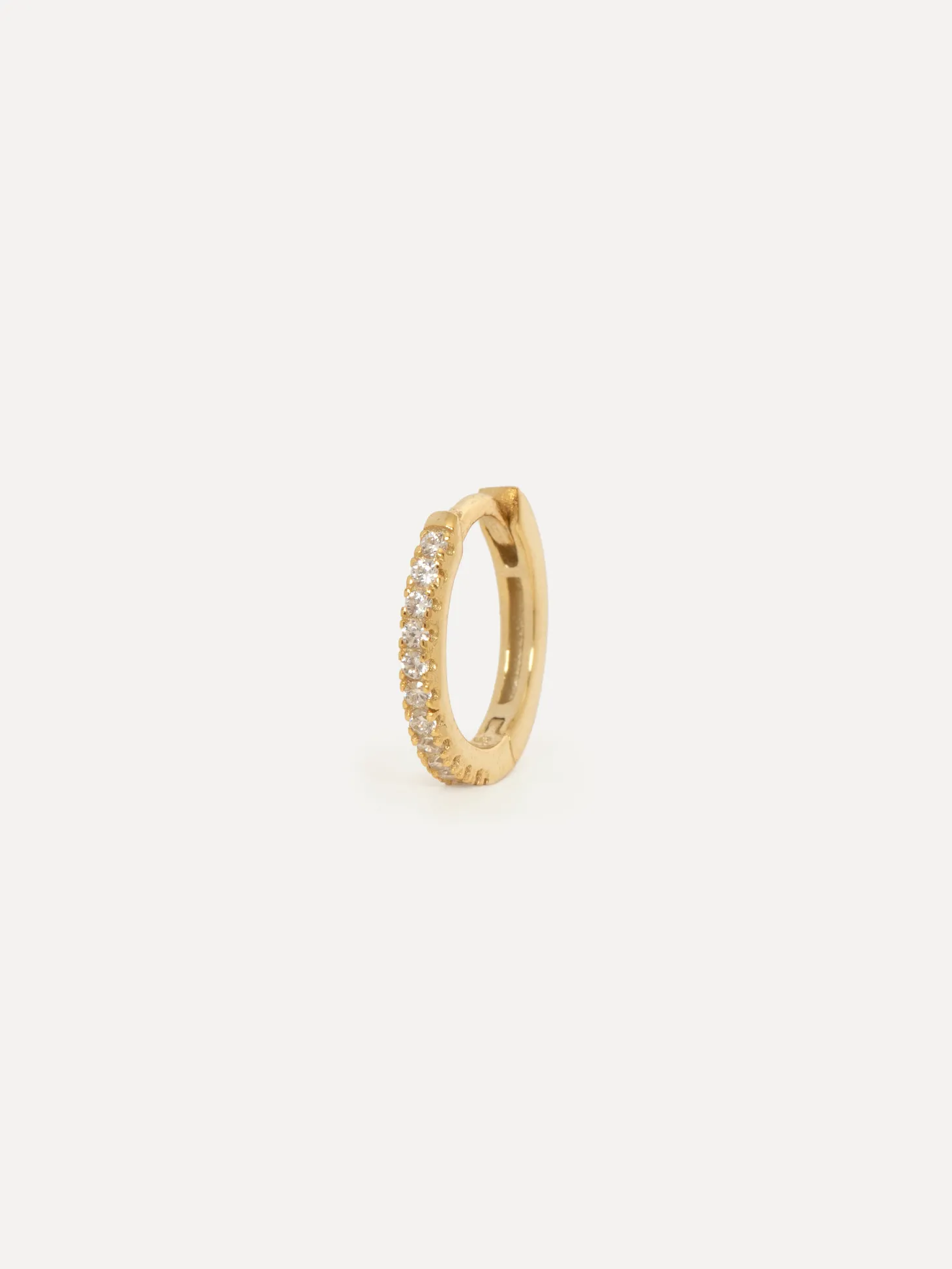 Les Soeurs Oorbel Jeanne Midi Strass Gold Clear New