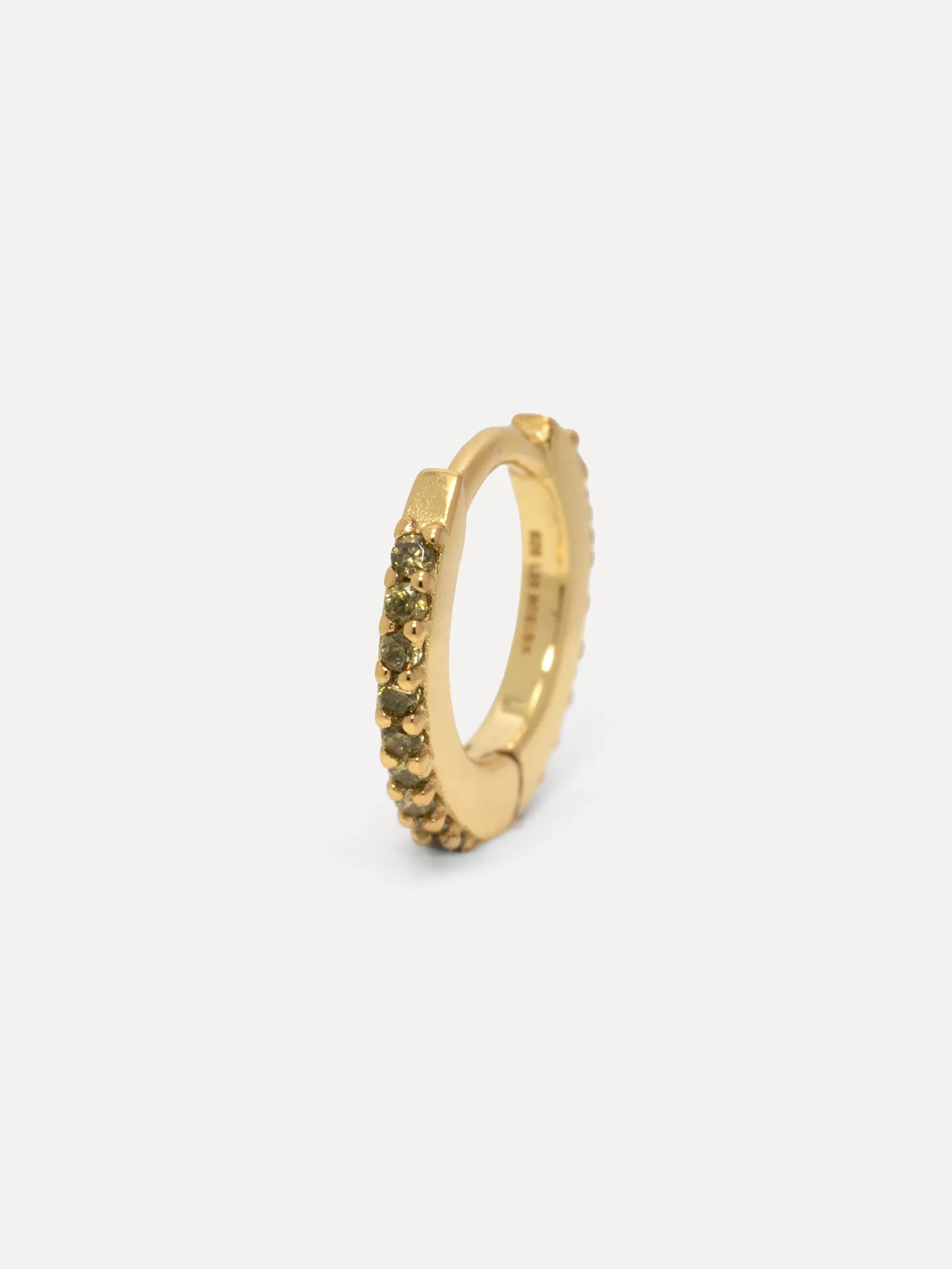 oorbel_jeanne_mini_strass_3.webp Les Soeurs Oorbel Jeanne Mini Strass Gold Khaki Hot