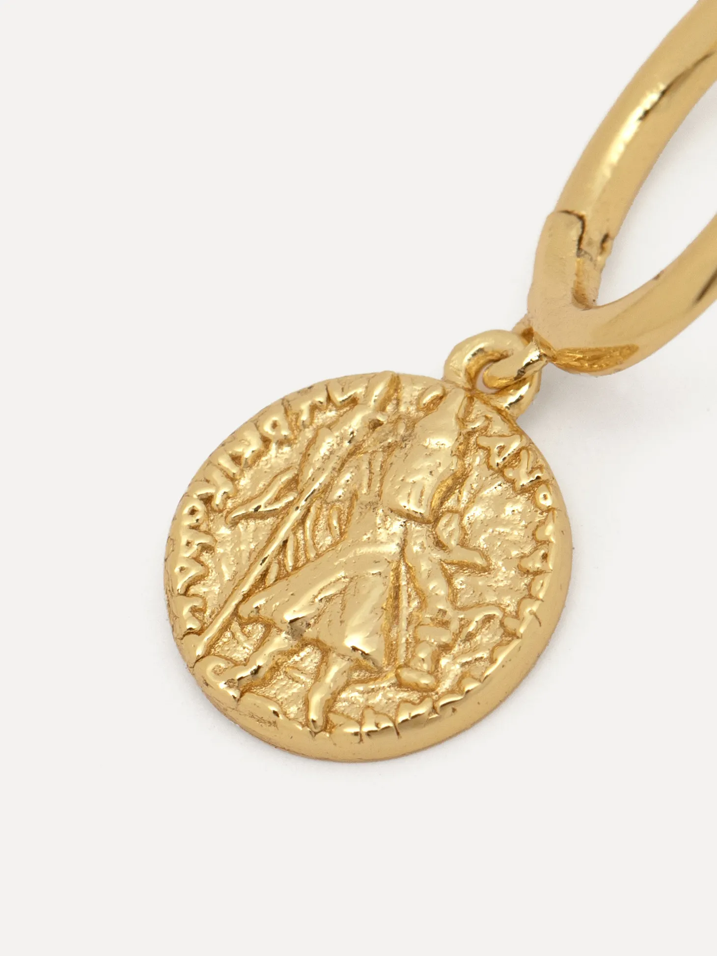 Les Soeurs Oorbel Jeanne Roman Coin Gold Best Sale
