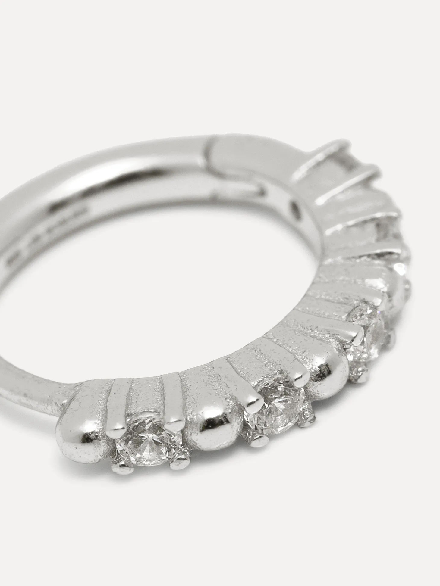 Les Soeurs Oorbel Jeanne Sunbeam Strass Silver Outlet