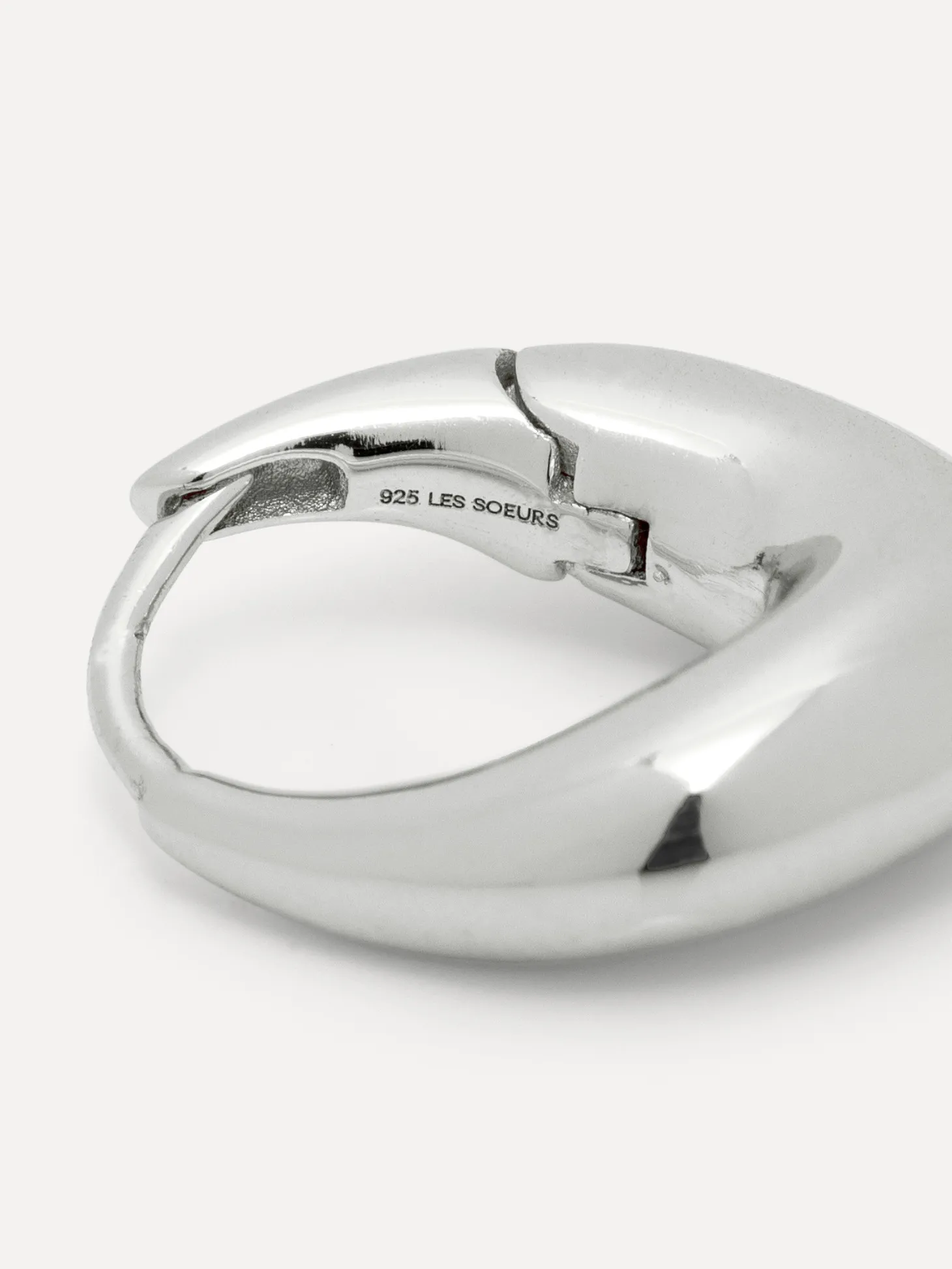 Les Soeurs Oorbel Joanne Flowy Silver Shop