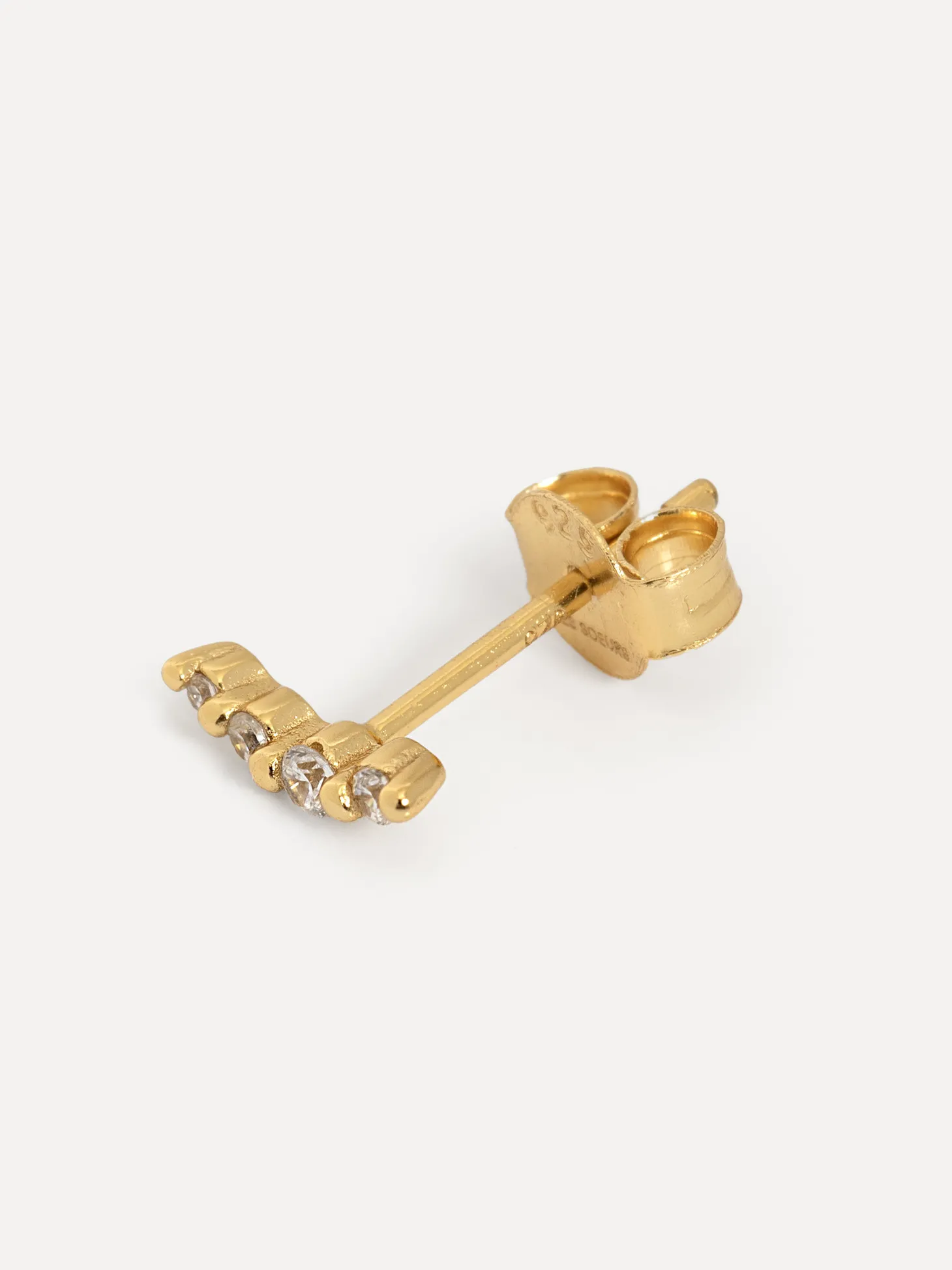 Les Soeurs Oorbel Louise 4 Dots Strass Gold Online