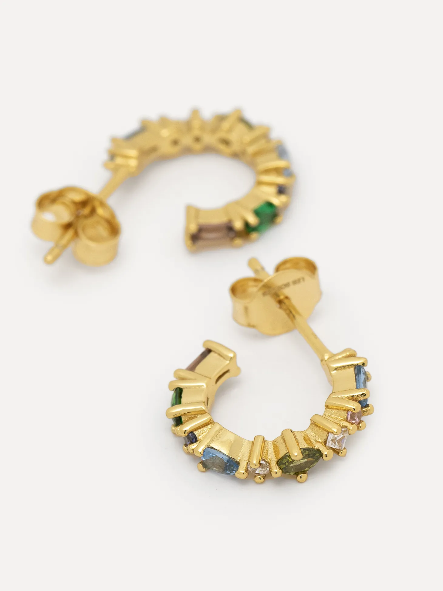 Les Soeurs Oorbellen Set Cara Pastel Gold Zirkonia Clearance