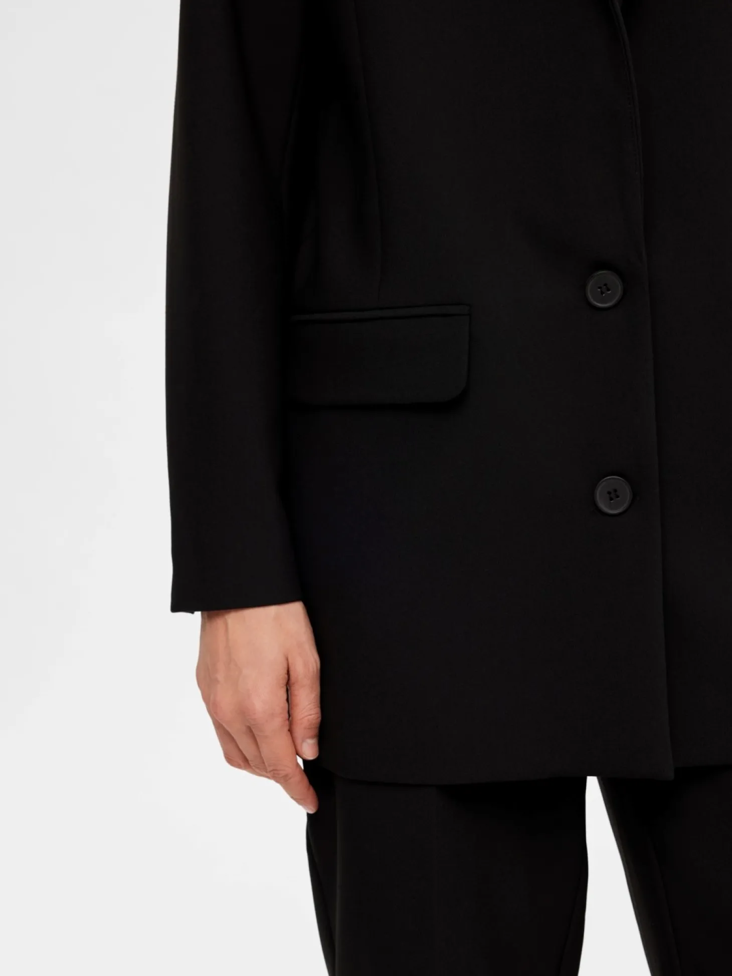 oversized_singlebreaster_blazer_rita_3.webp Selected Oversized Single-Breaster Blazer Rita Black Discount