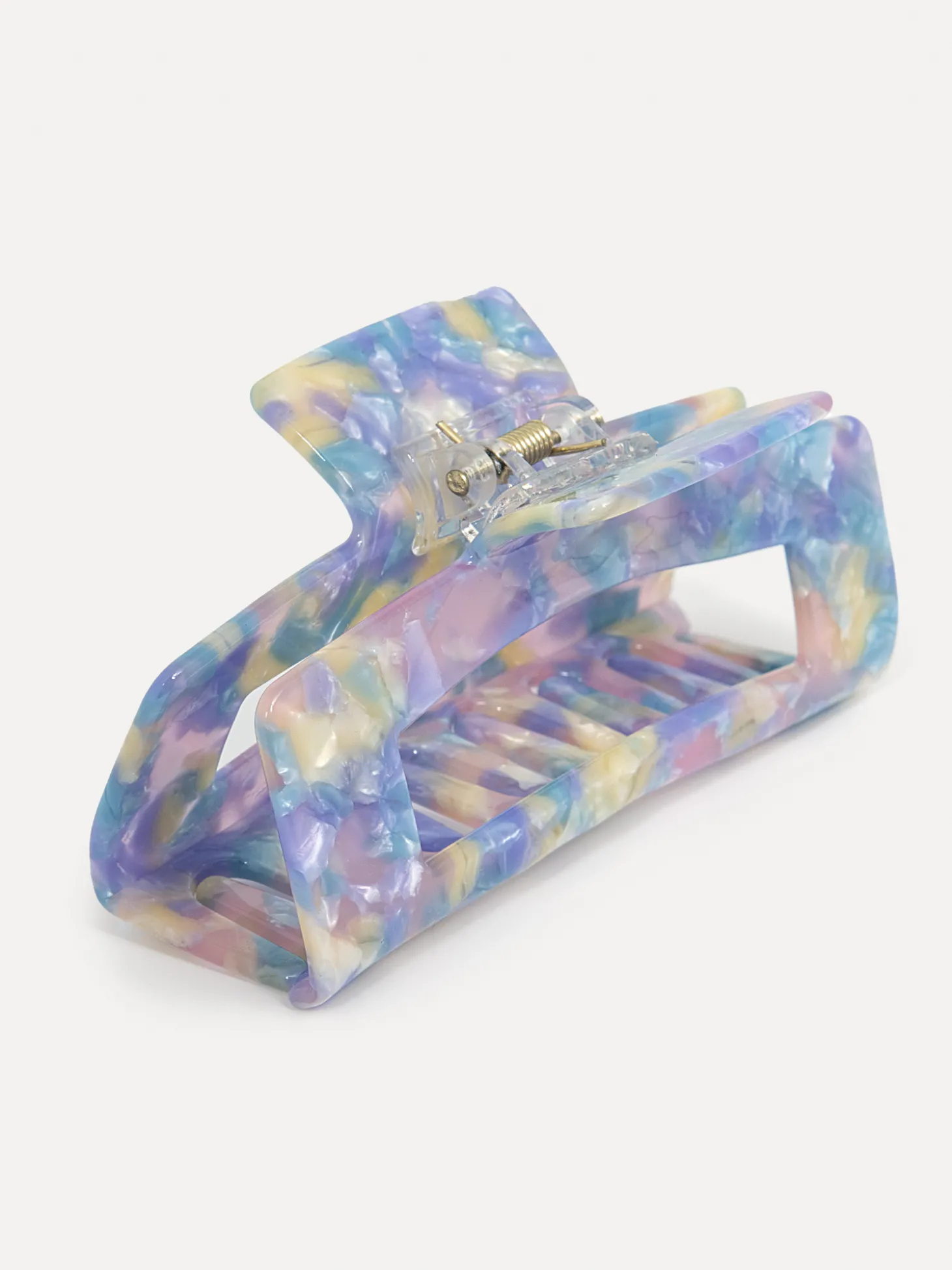 Les Soeurs Resin Haarspeld Rechthoekig Purple/Yellow Best Sale