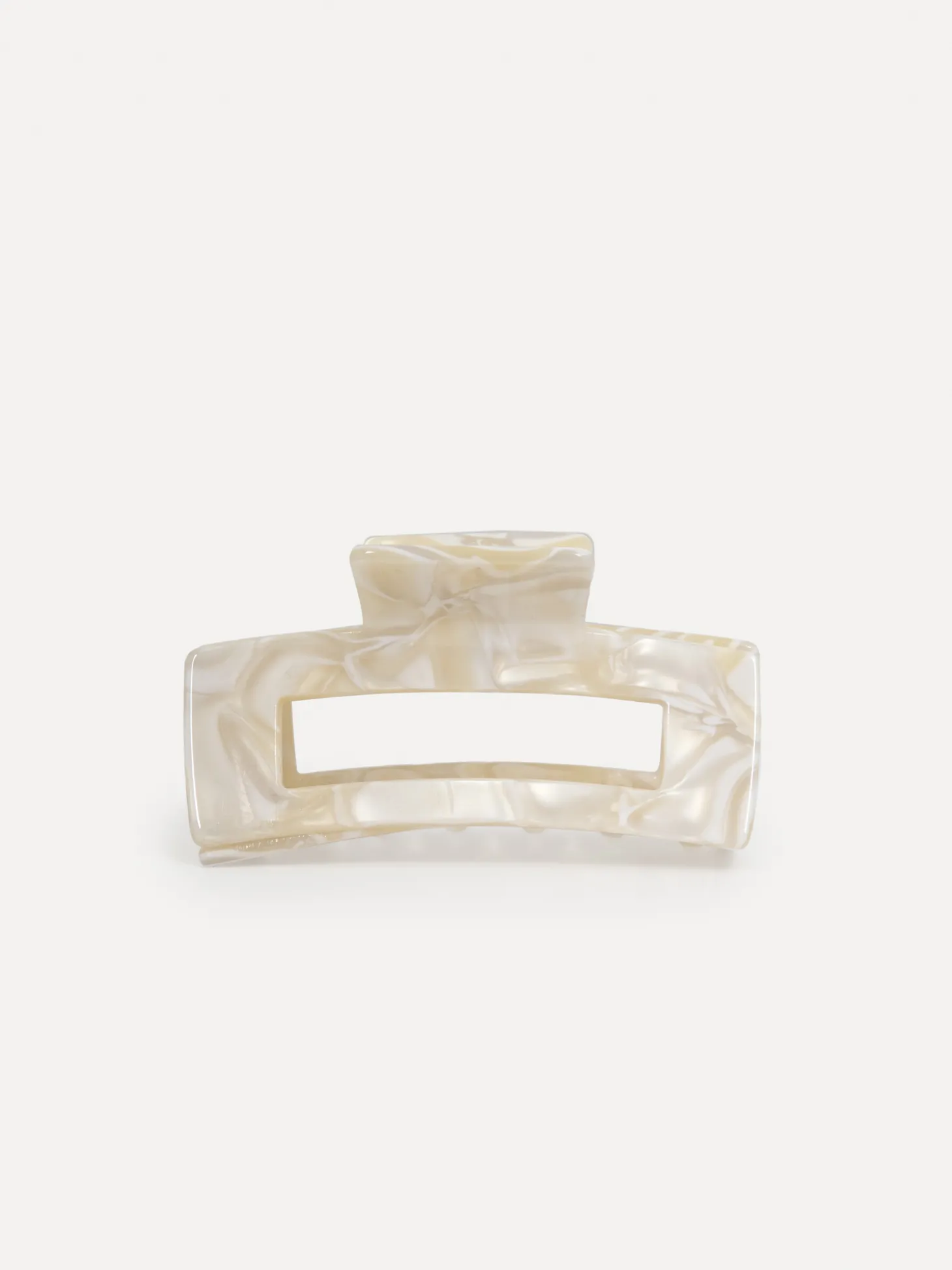 Les Soeurs Resin Haarspeld Rechthoekig Cream Cheap