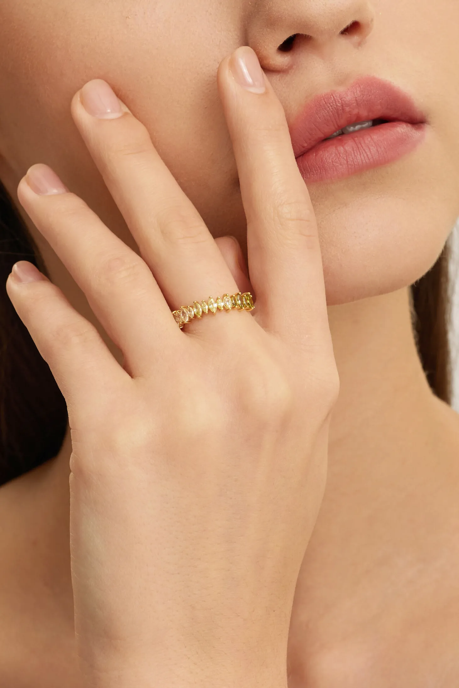 ring_chloe_marquise_2.webp Les Soeurs Ring Chloe Marquise Gold Best Sale