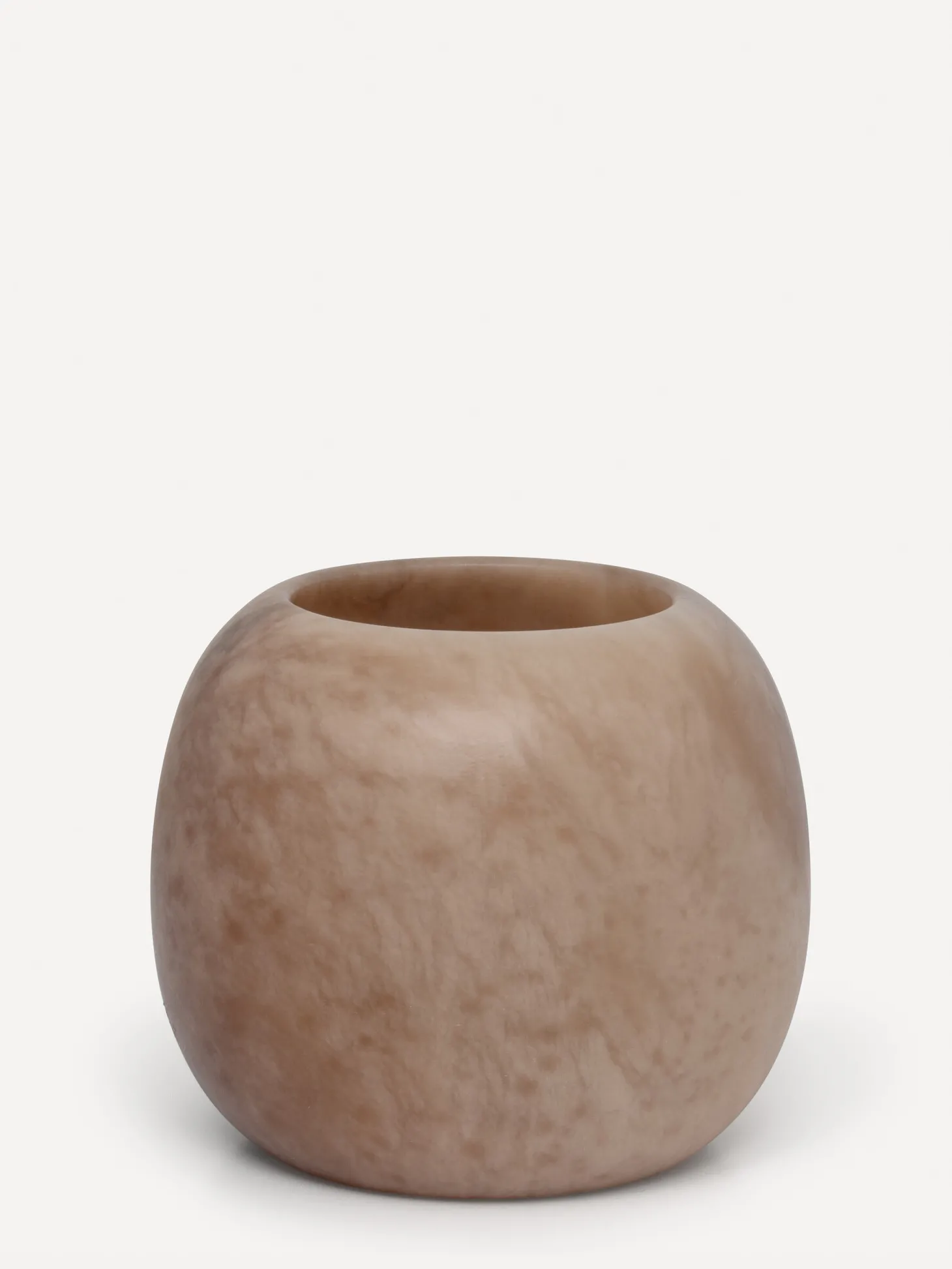 ronde_alabaster_kaarsenhouder_large_2.webp Les Soeurs Ronde Alabaster Kaarsenhouder (Large) Tabac Cheap
